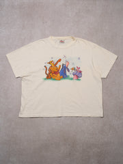 Vintage 90s Cream Winnie the Pooh + Friends Boxy Tee (M/L)