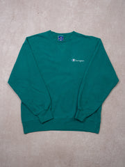 Vintage 90s Teal Champion Crewneck (S/M)