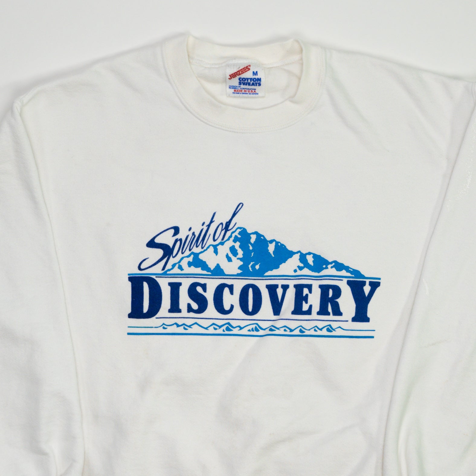 Vintage 90s White Spirit of Discovery Crewneck (M)