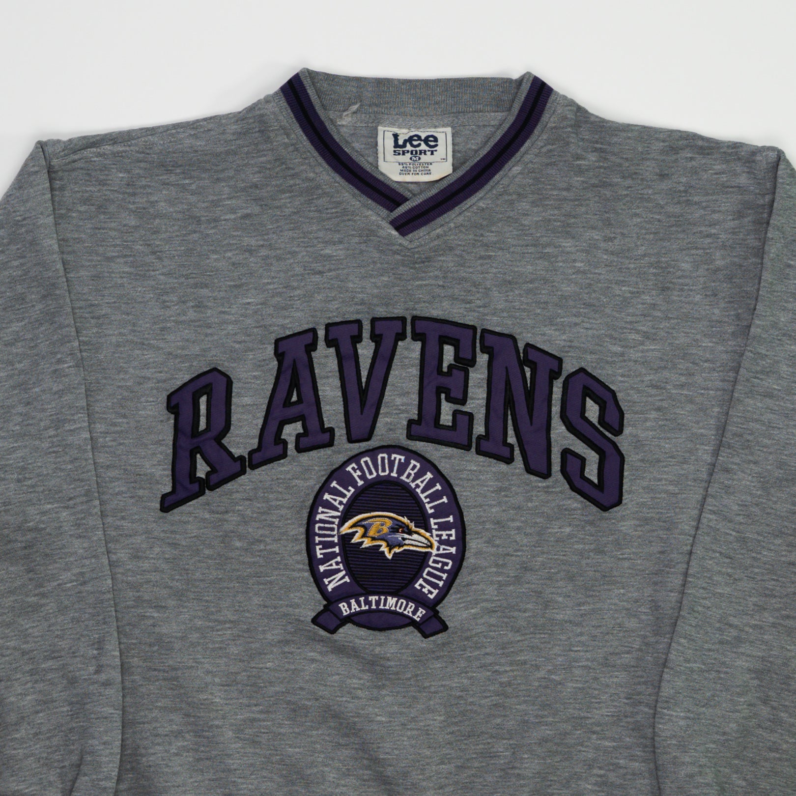 Vintage Grey Ravens NFL x Lee Sports Crewneck (M/L)