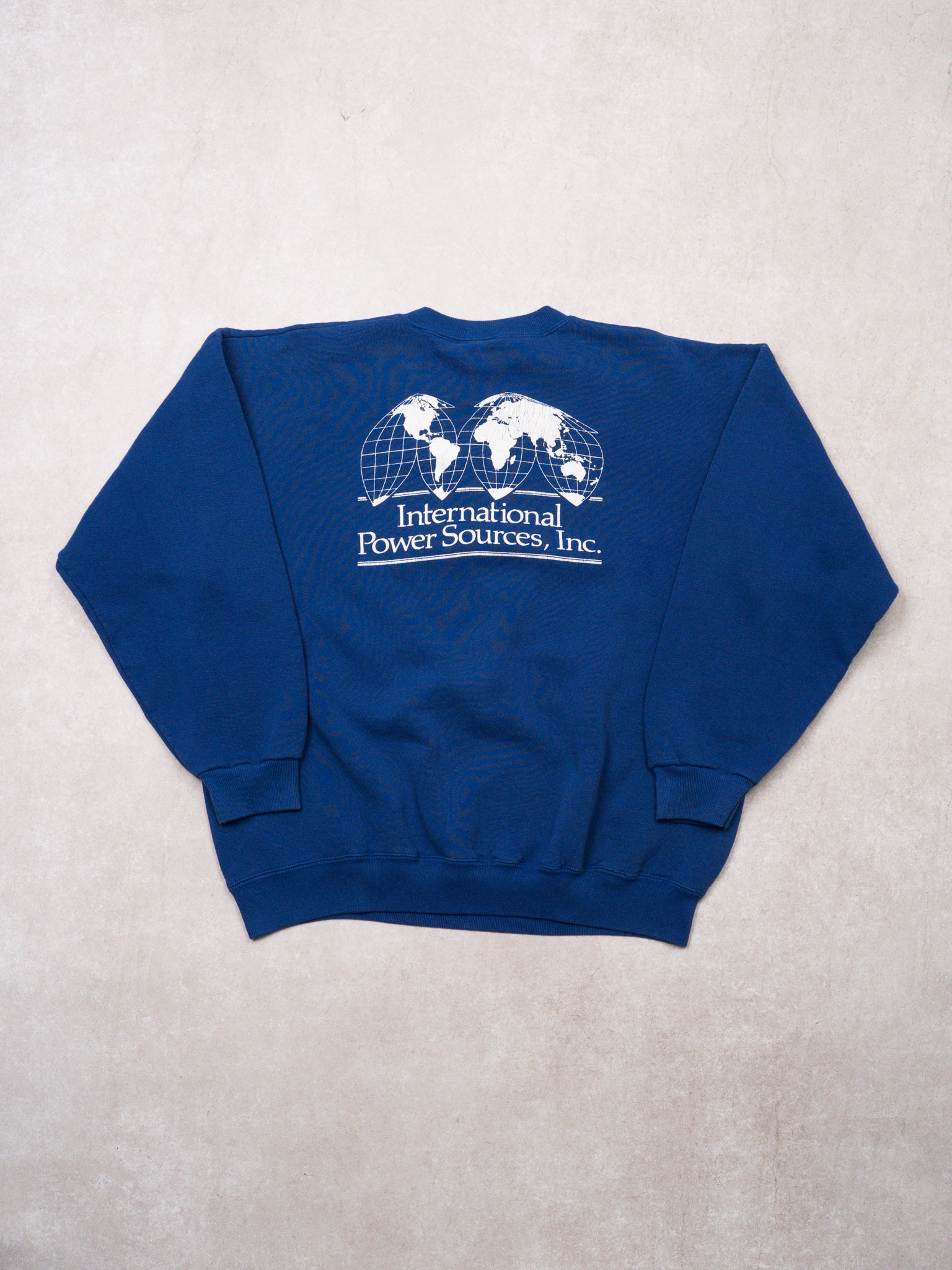 VIntage 90s Blue Ashland Soccer Club x Lee Crewneck (L)
