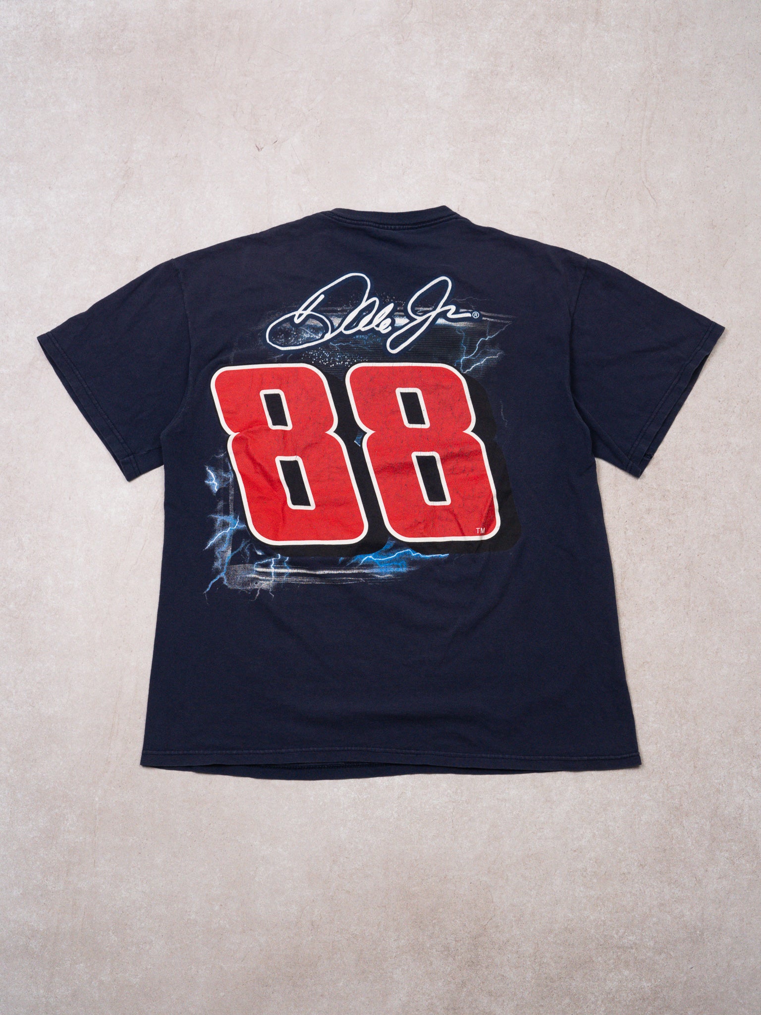 Vintage Blue Dale Jr #88 National Guard Racing Tee (M)