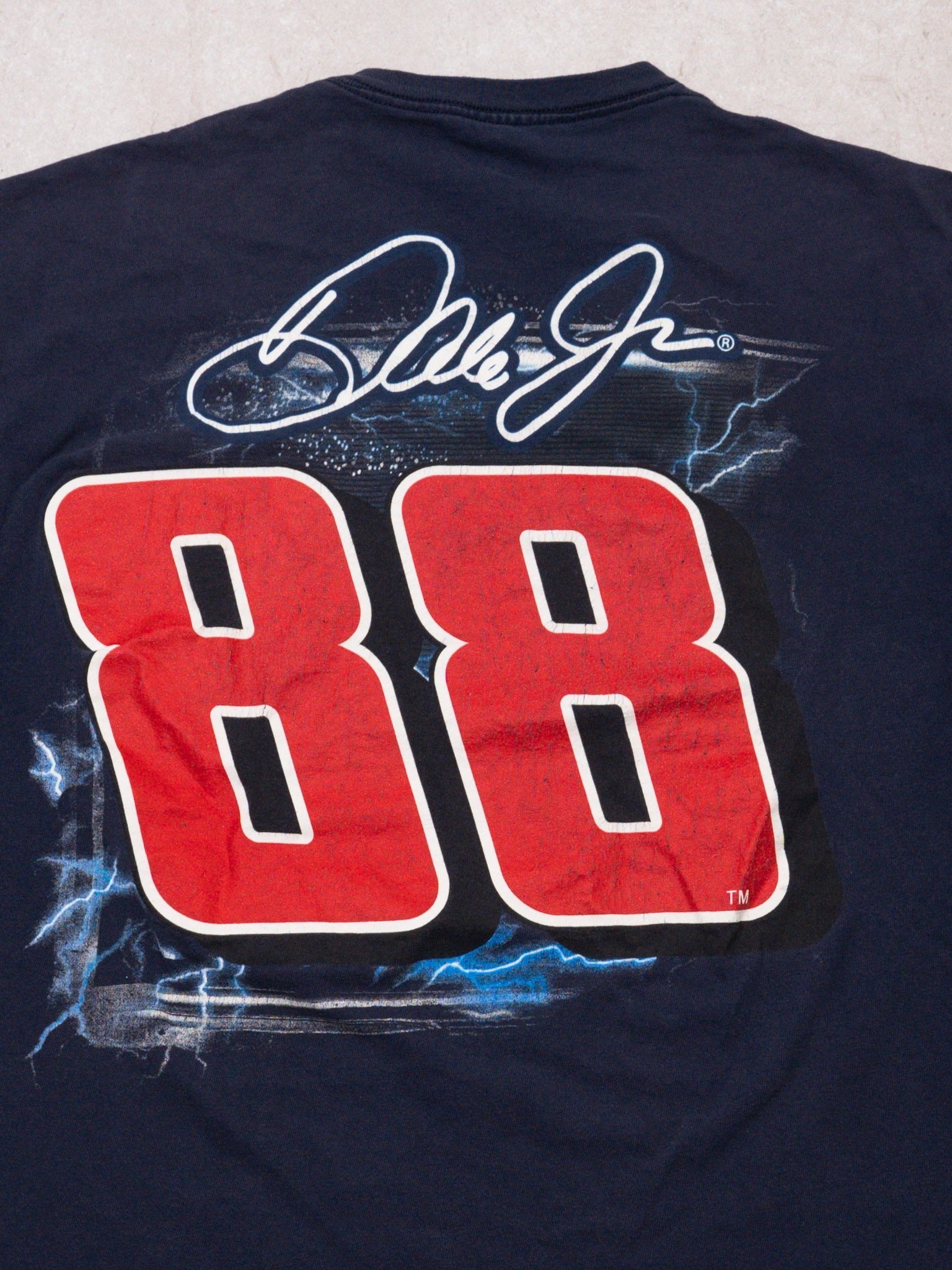 Vintage Blue Dale Jr #88 National Guard Racing Tee (M)