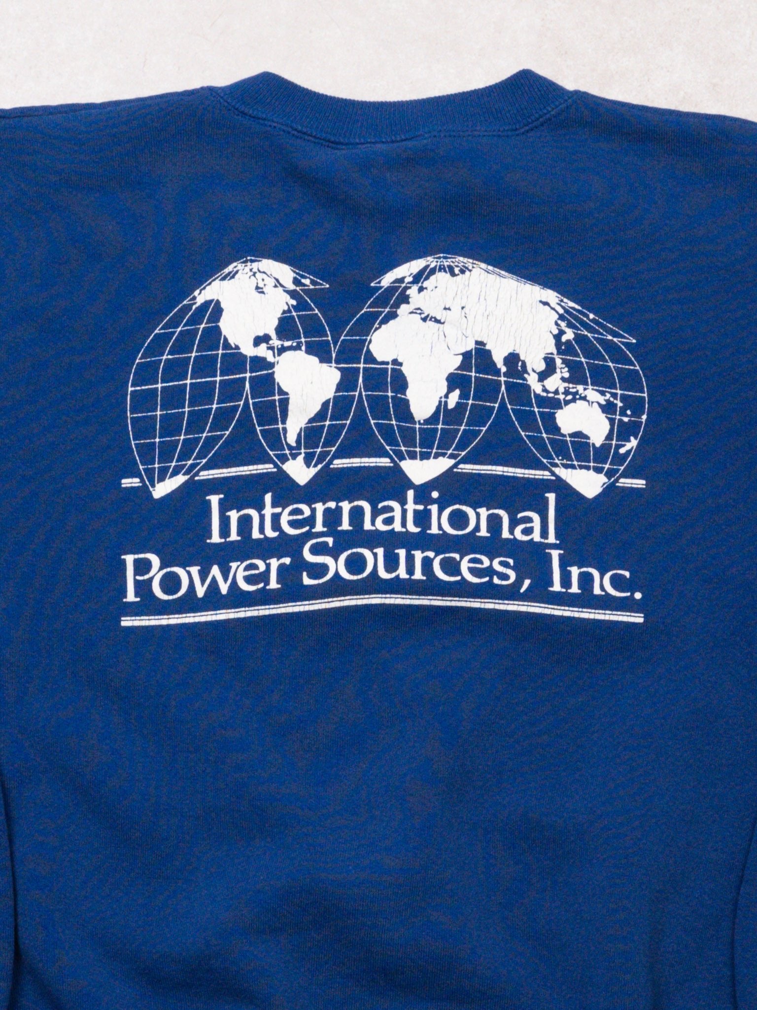 VIntage 90s Blue Ashland Soccer Club x Lee Crewneck (L)