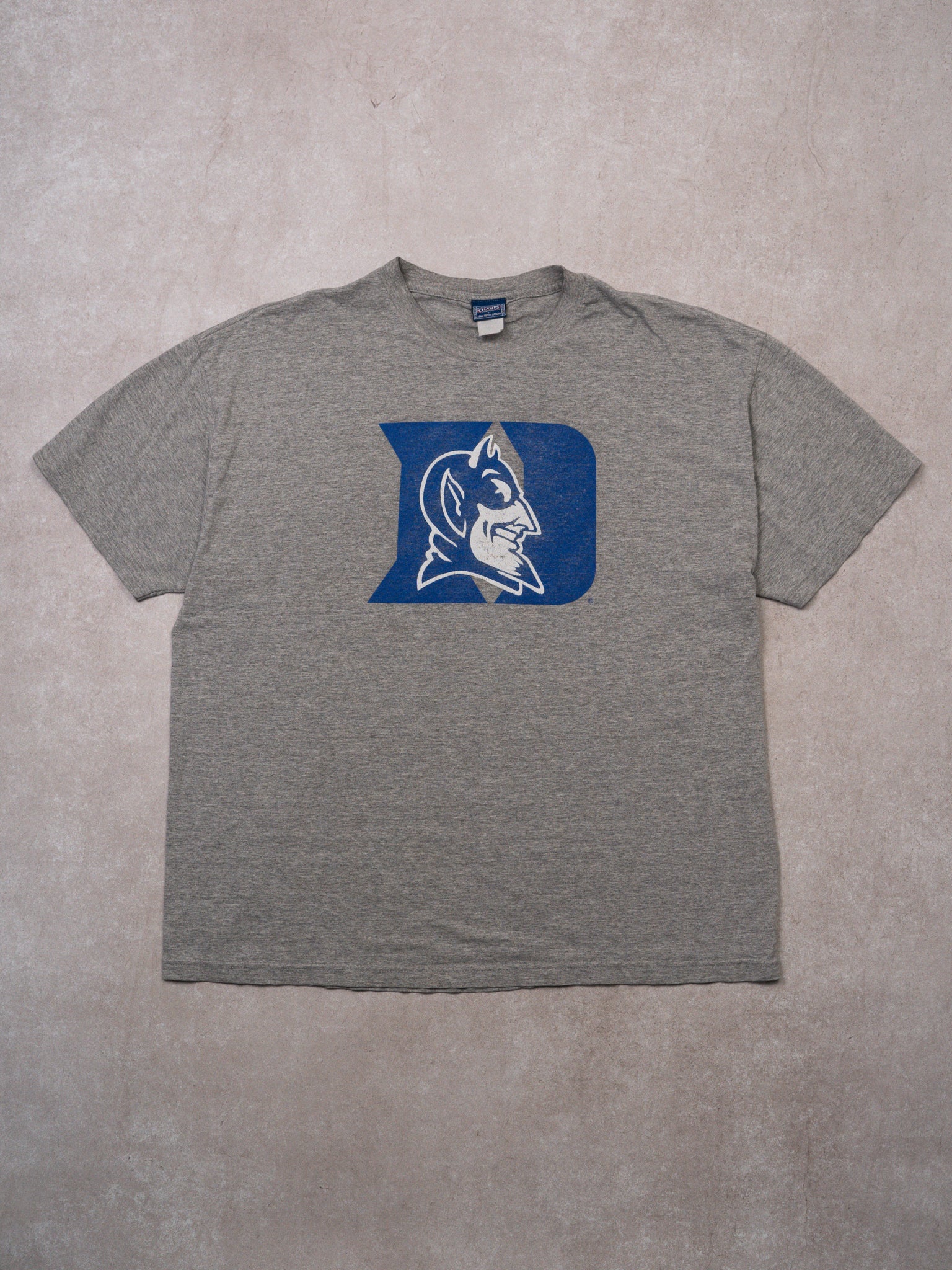 Vintage Grey Duke University Devils x Champs Tee (XL)