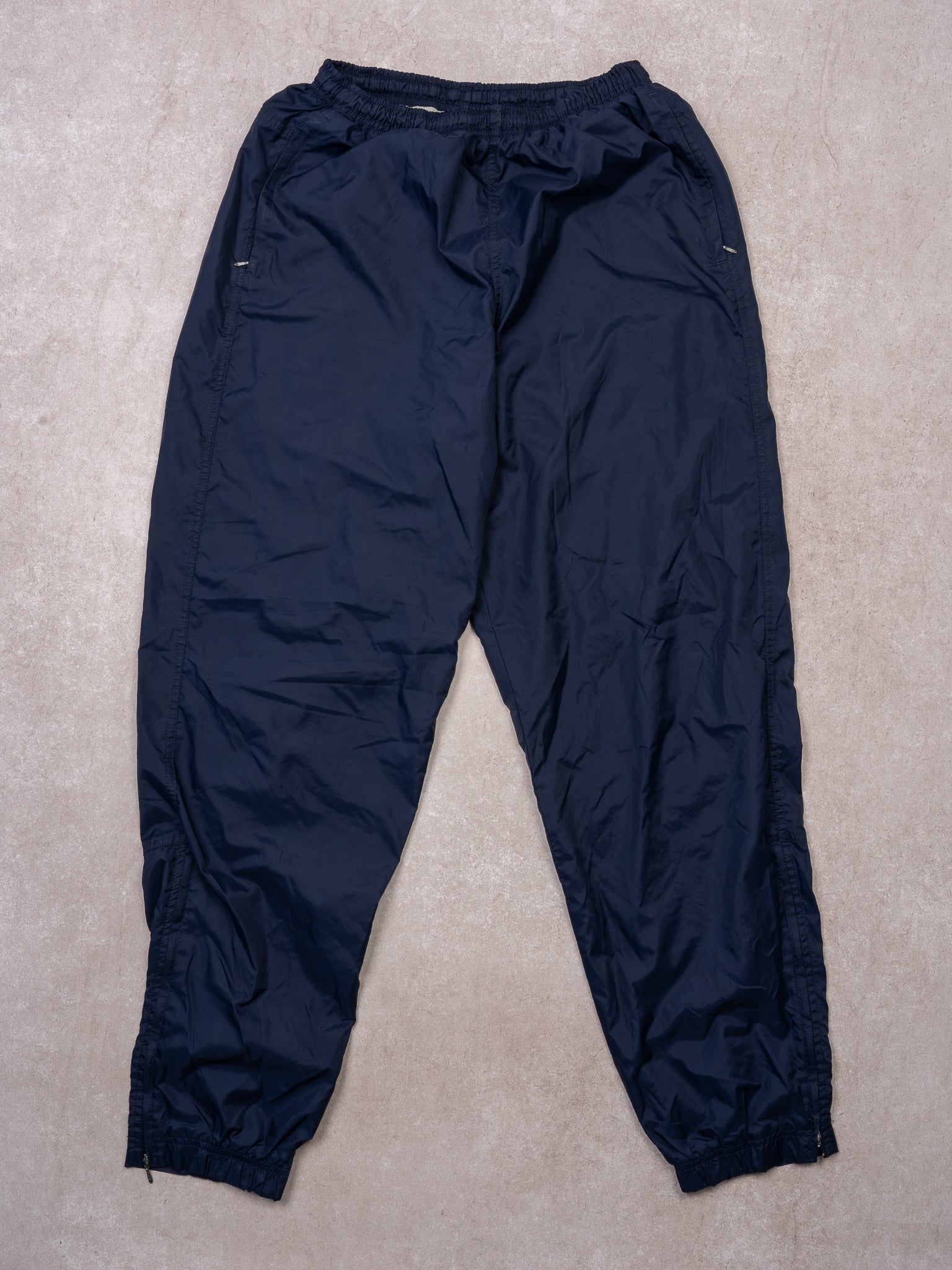 Vintage 90s Navy Nike Insulated Windbreaker Pants (M)