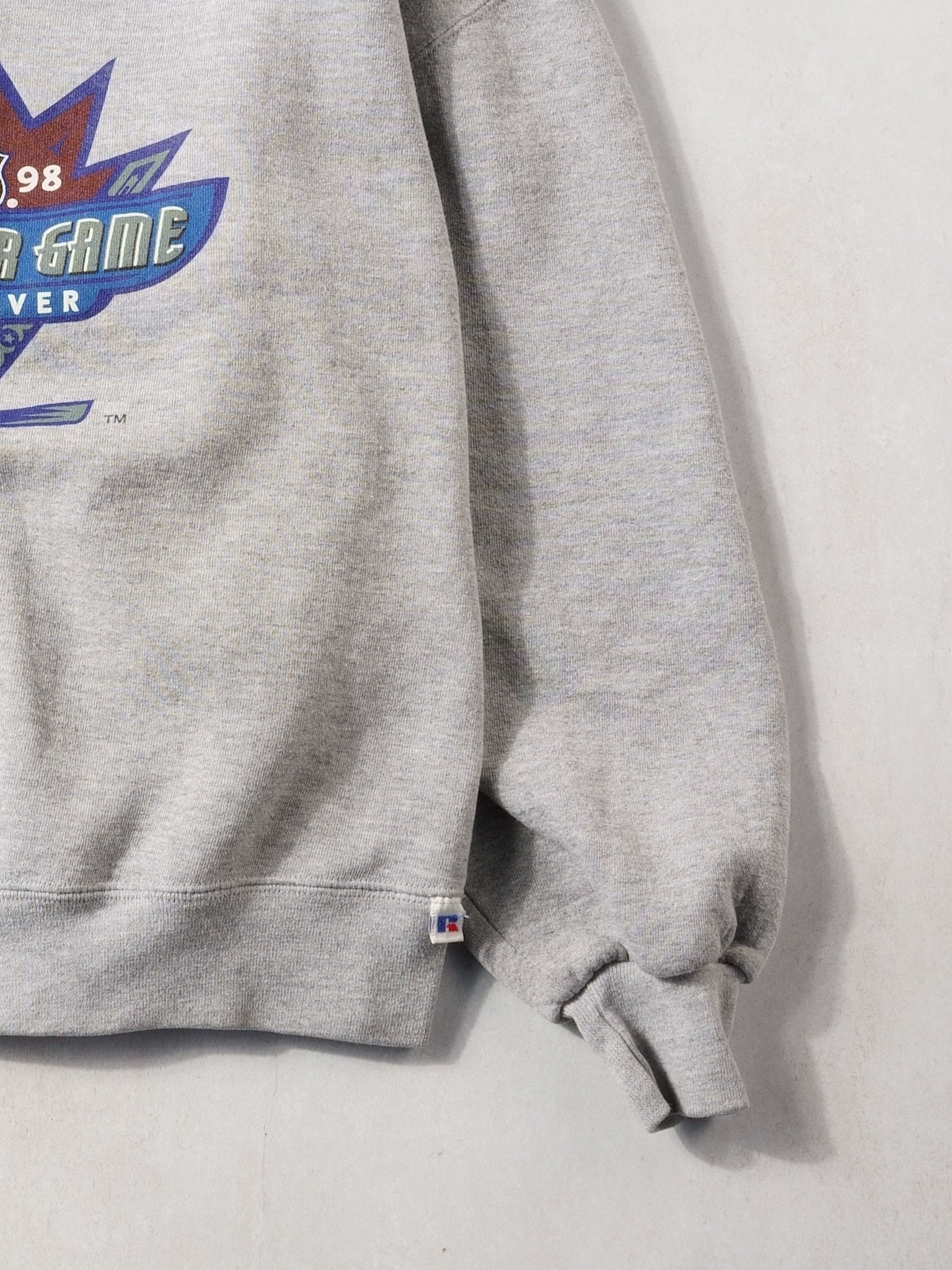 Vintage 98' Grey NHL All Star Game Vancouver Russell Athletics (M/L)