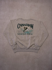 Vintage-90s Grey Canadian Marashlands Crewneck (L/XL)