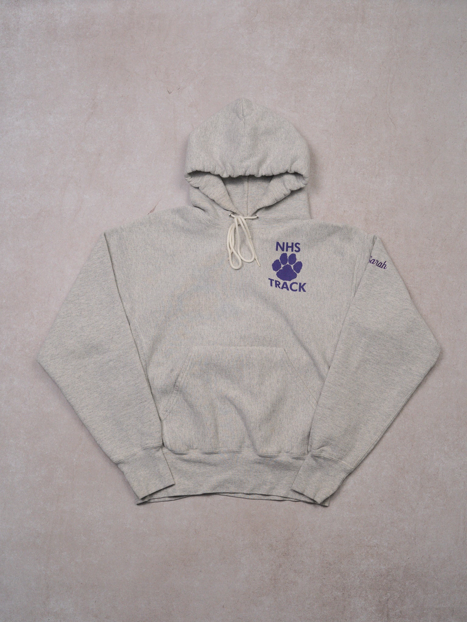 Vintage 90s Grey NHS Track x Lee Hoodie (S)