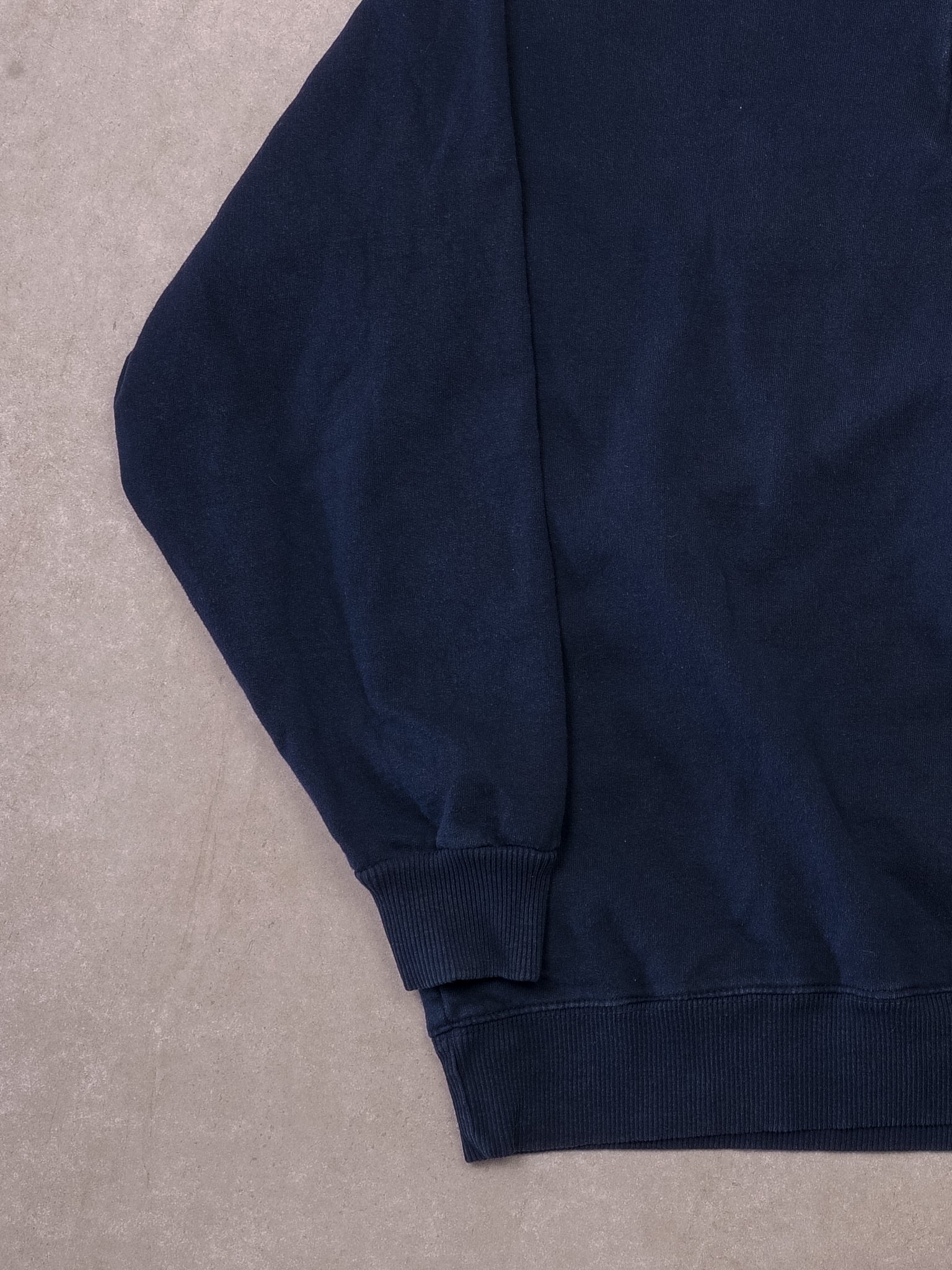 Vintage 90s BOCA Navy Blue 1/4 Zip Sweater (M/L)