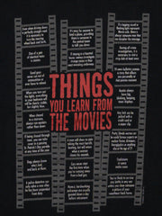 Vintage Things You Learn From Movies Tee (L)