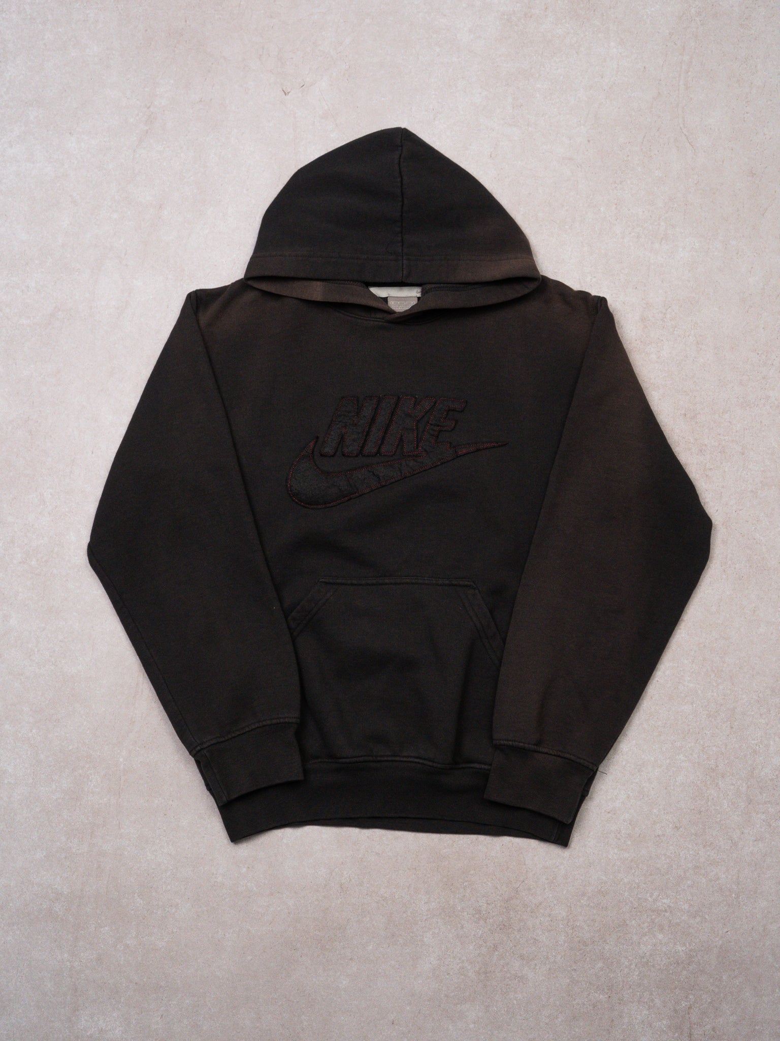 Vintage Black Sun Faded Nike Hoodie (M)