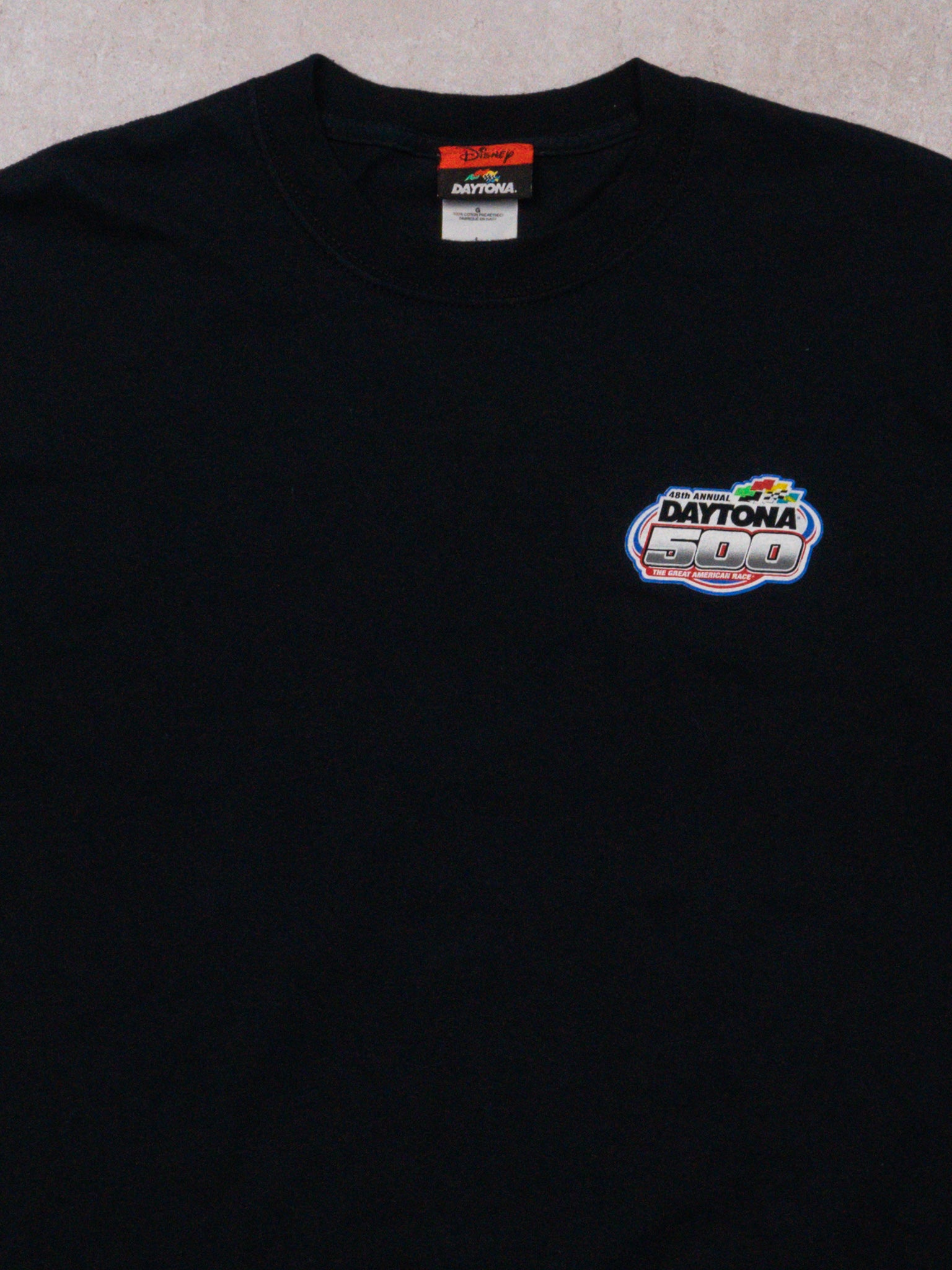 Vintage '06 Black Daytona 500 x Disney Tee (M)