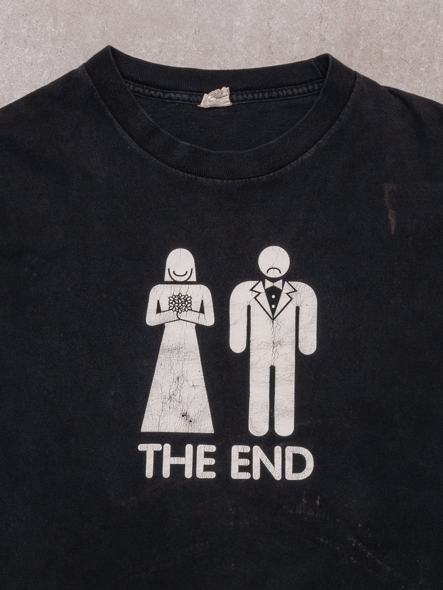 VIntage 90s Black The End Tee (L)