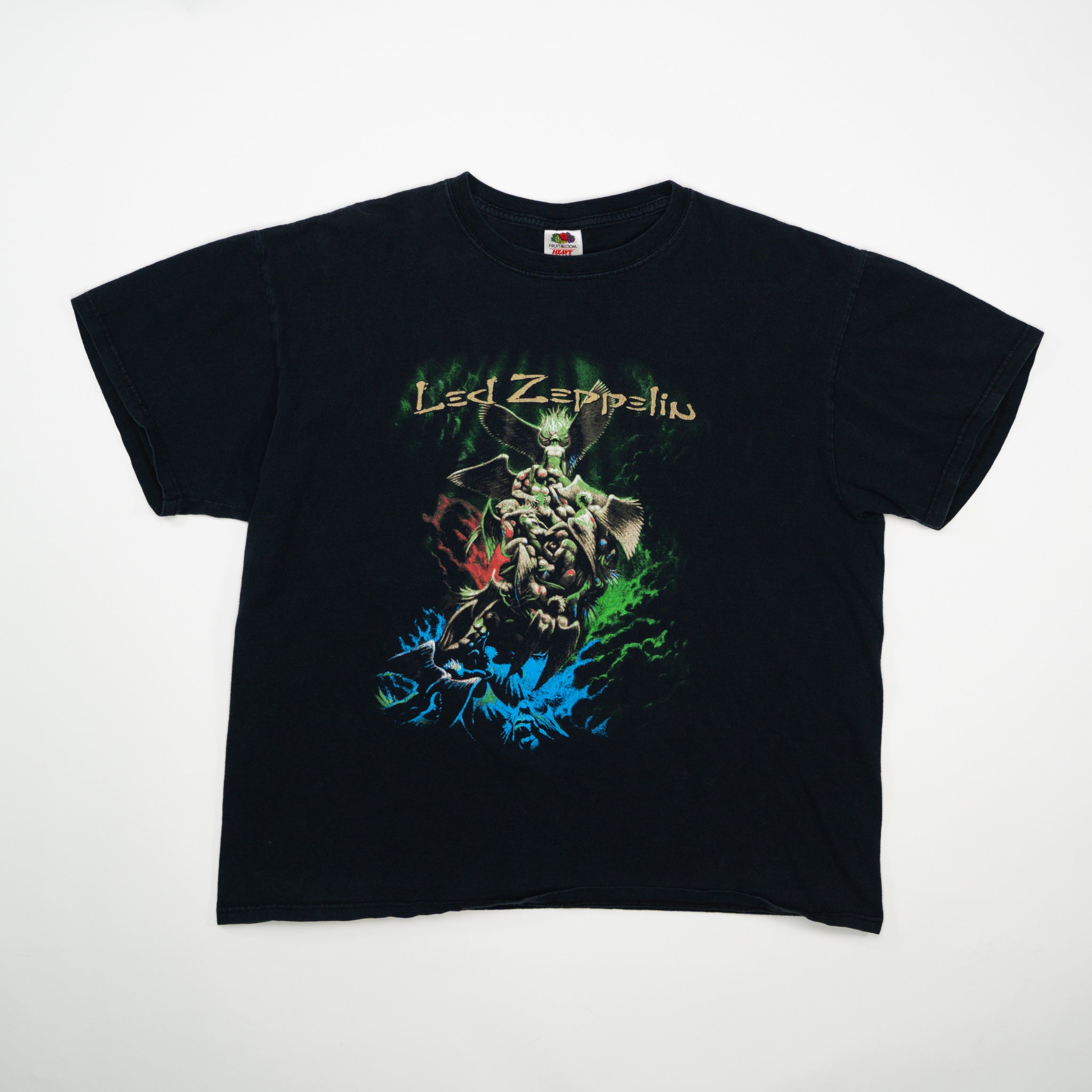 Vintage 90s Led Zeppelin Angel Graphic Tee (L)