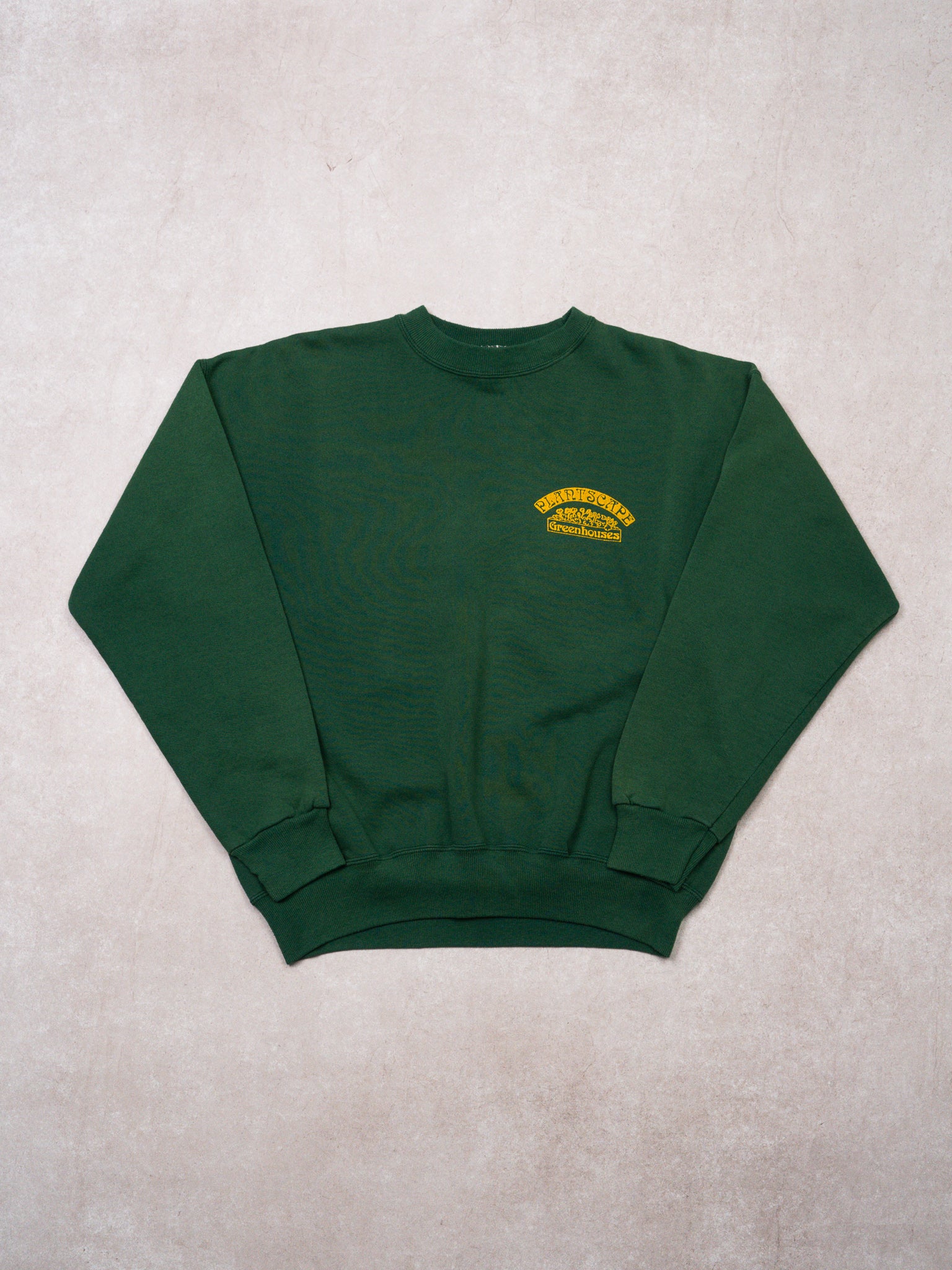 Vintage 90s Green Plantscape Greenhouses Crewneck (M)