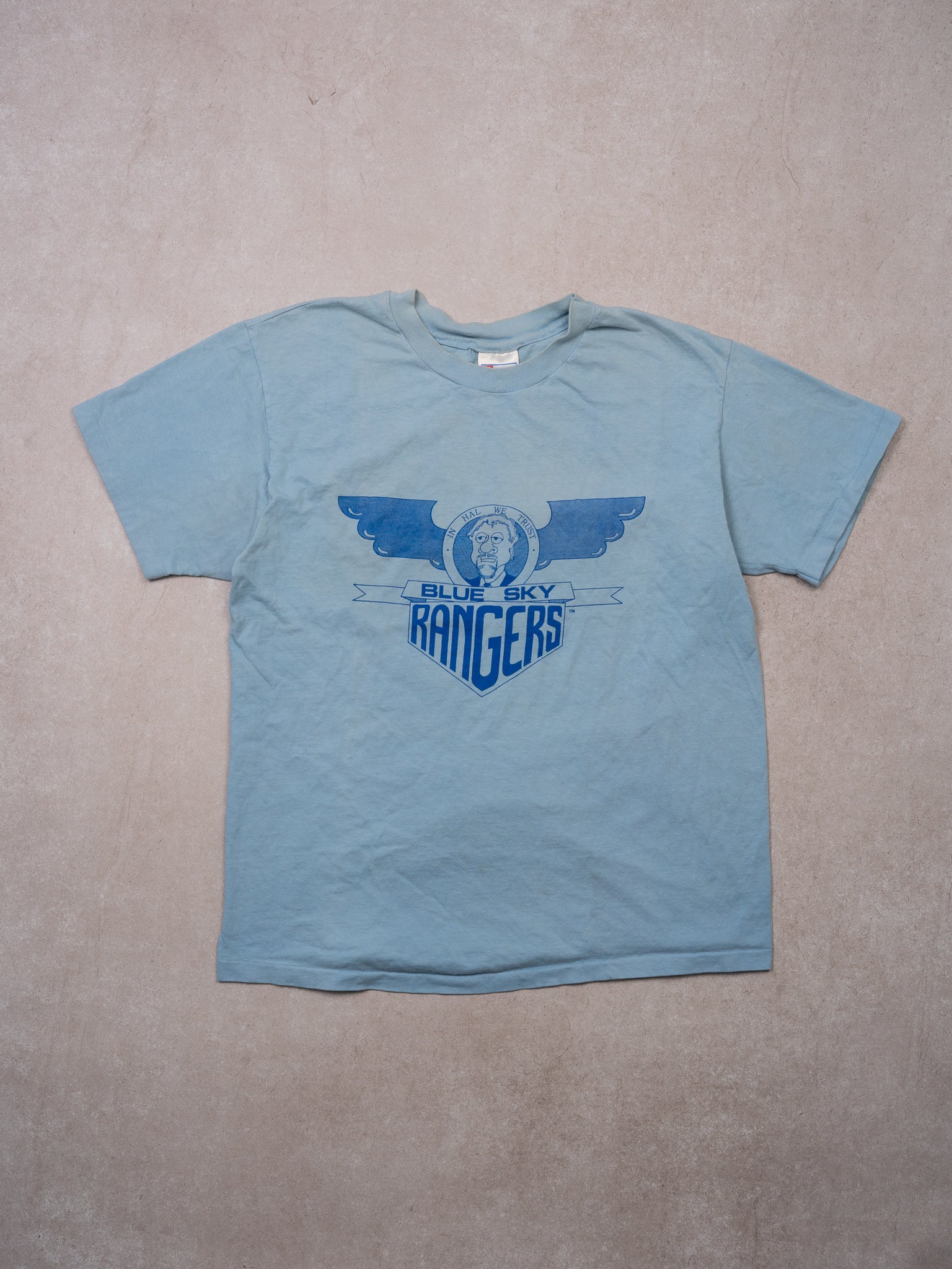 Vintage 90s Baby Blue Sky Ranger Single Stitch Tee (S/M)