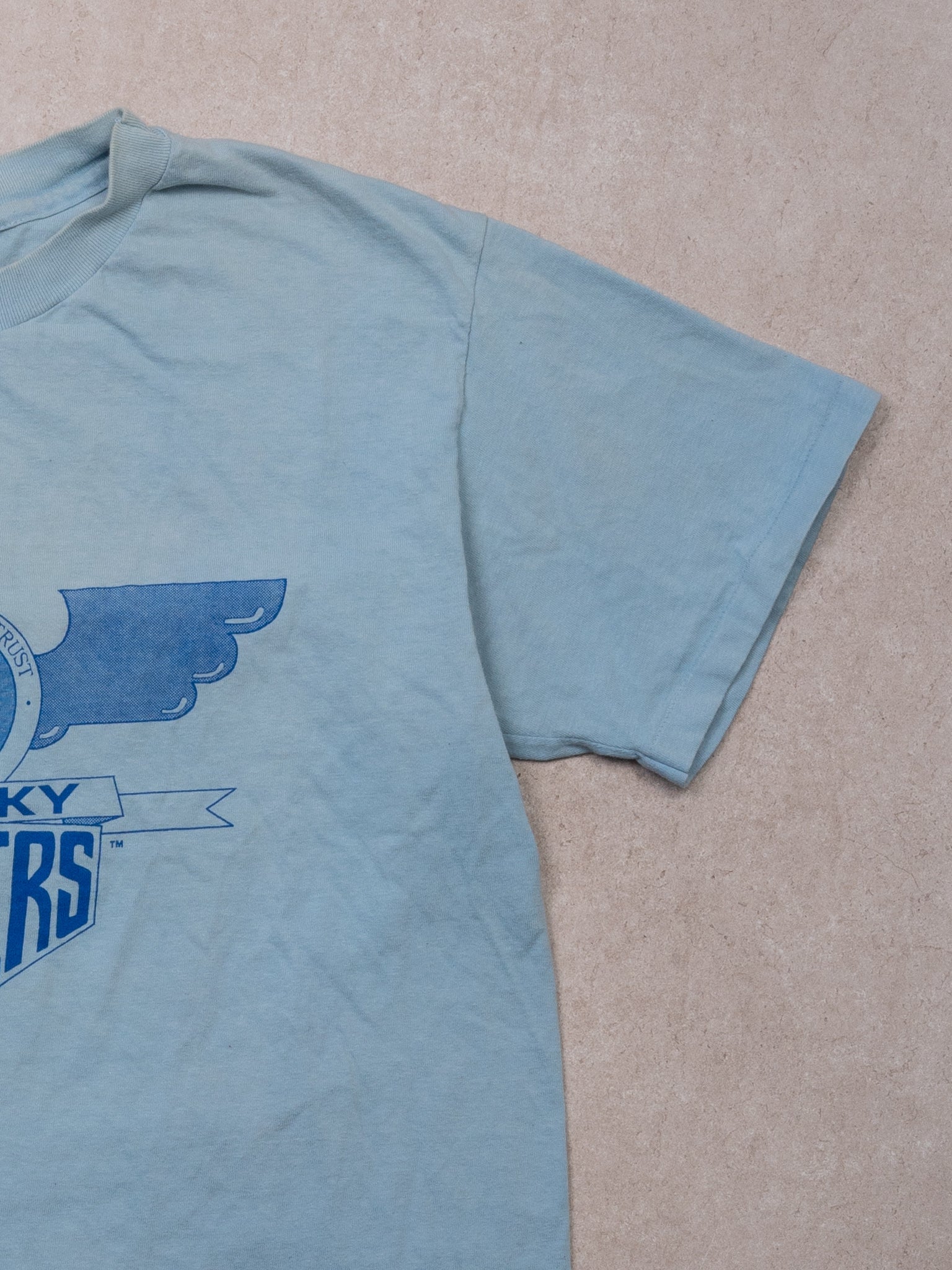 Vintage 90s Baby Blue Sky Ranger Single Stitch Tee (S/M)