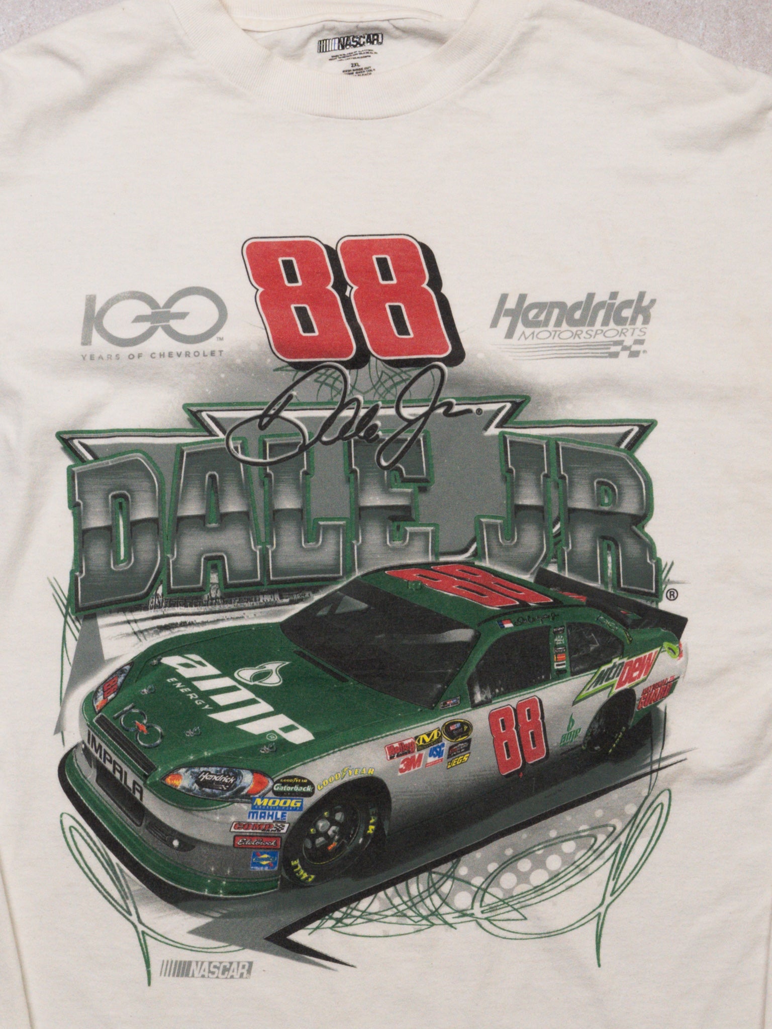 White 88 Henrdick NASCAR 100 Years Long Sleeve (XL)