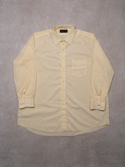 Vintage 70s Cream San Francisco Dress Shirt (XL)