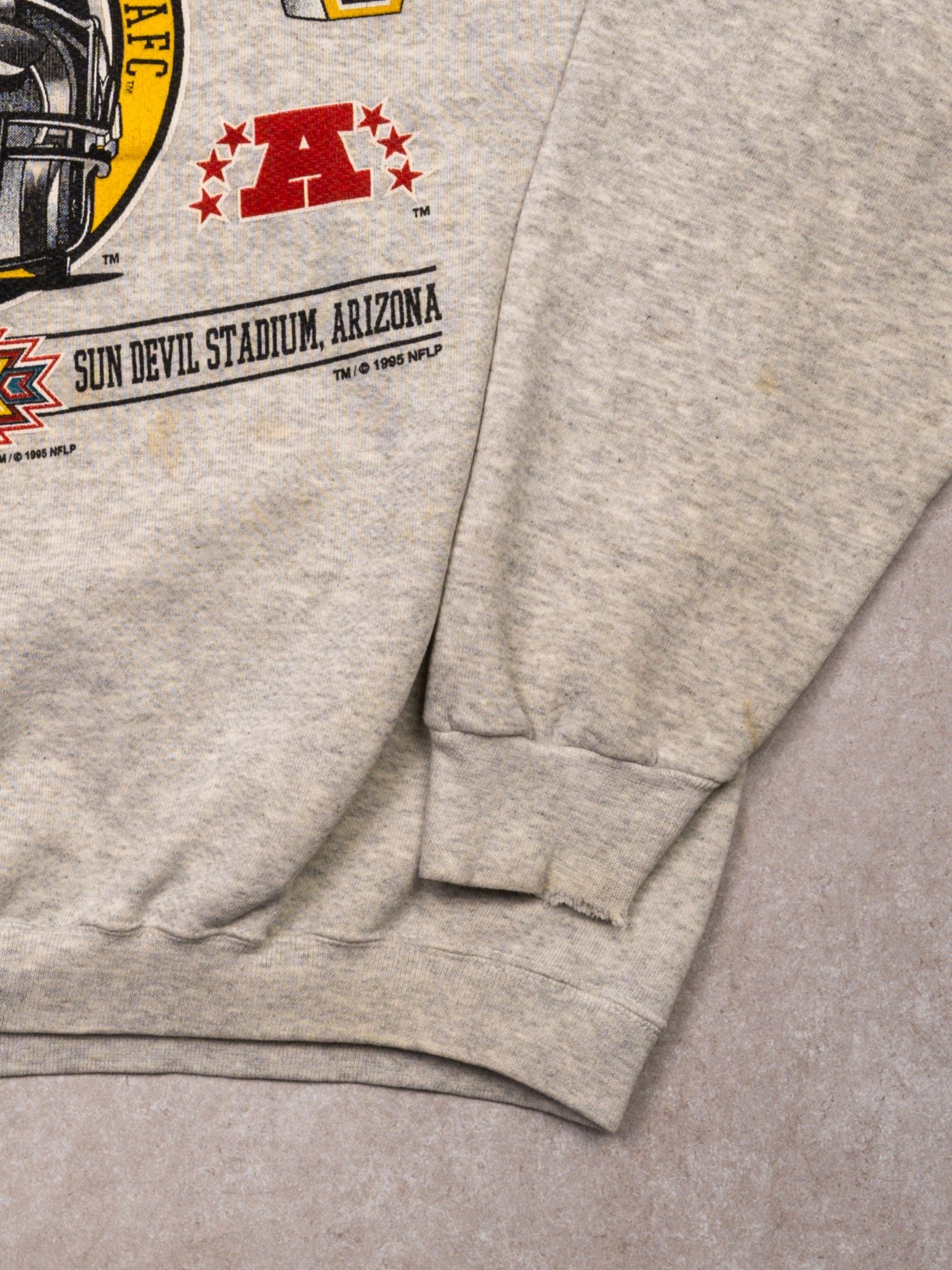 Vintage 96' Grey Conference Champions Steelers Crewneck (XL)