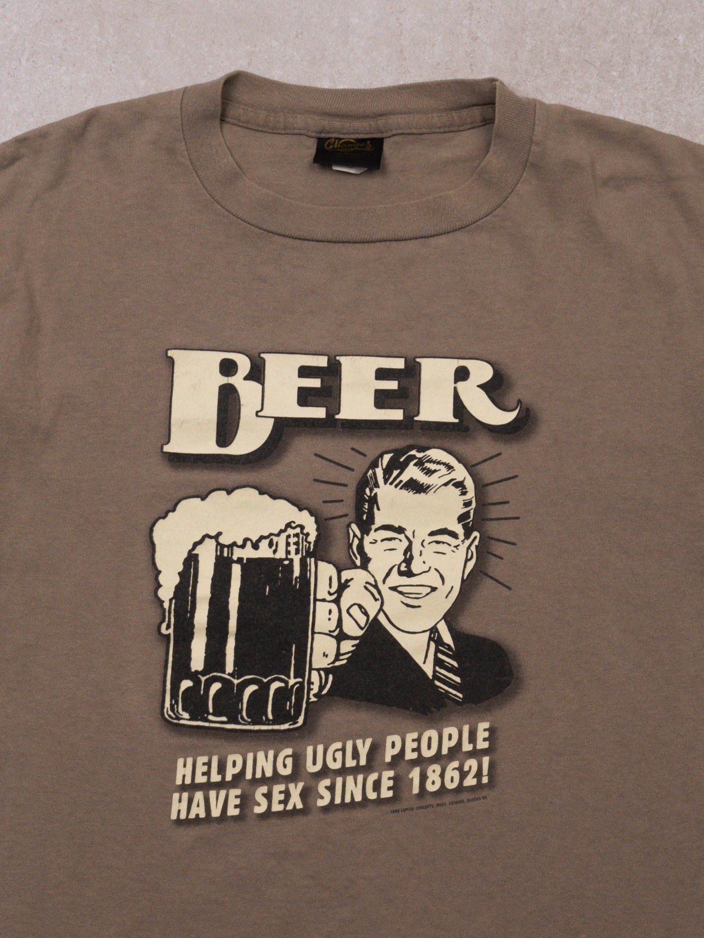 Vintage '98 Beer 'Helping People' Single Stitch Tee