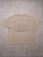 Vintage 90s Beige Designated Driver Texas Tee (XL)