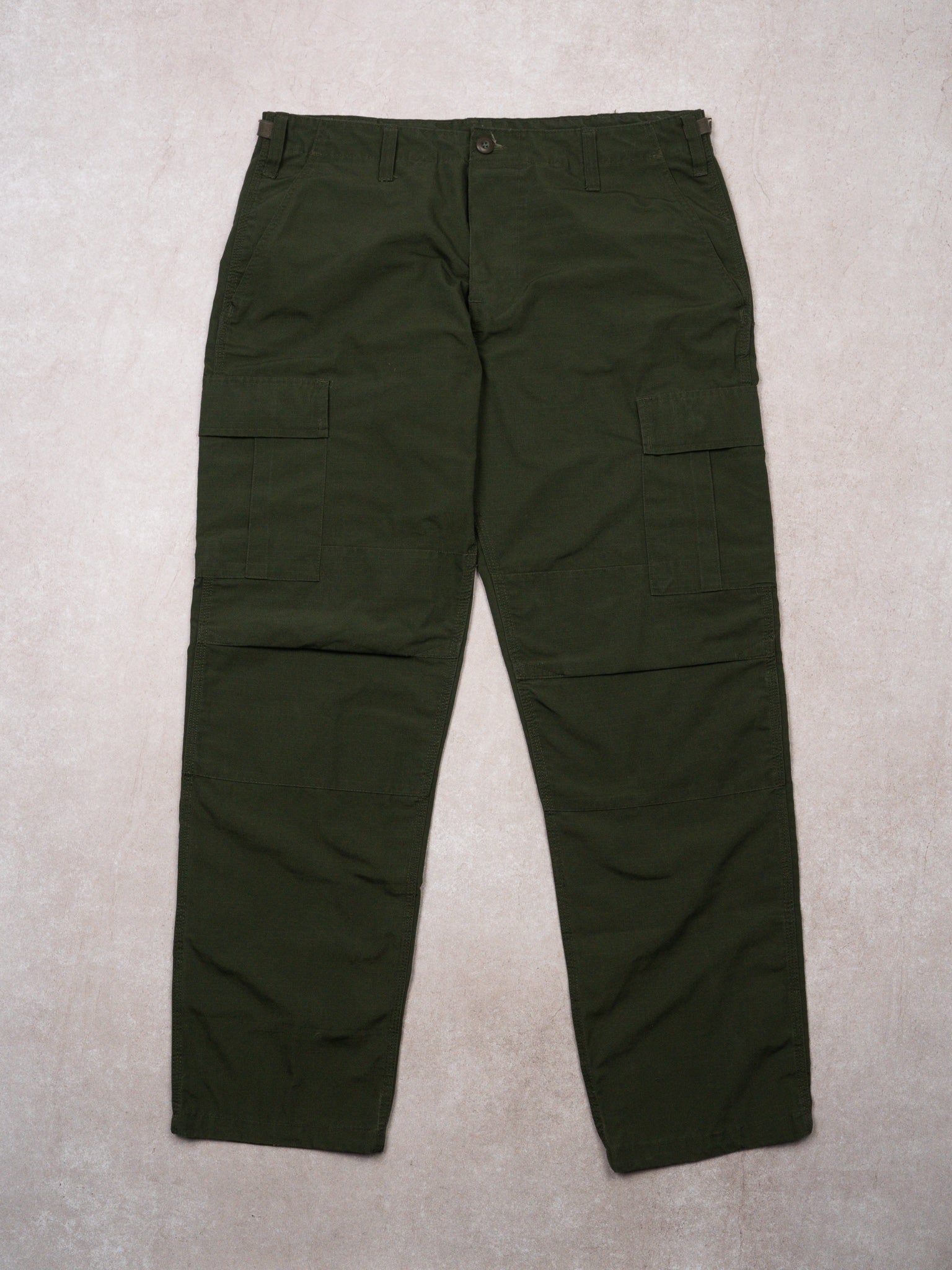 Vintage Dark Green Army Cargo Pants (38 x 32)