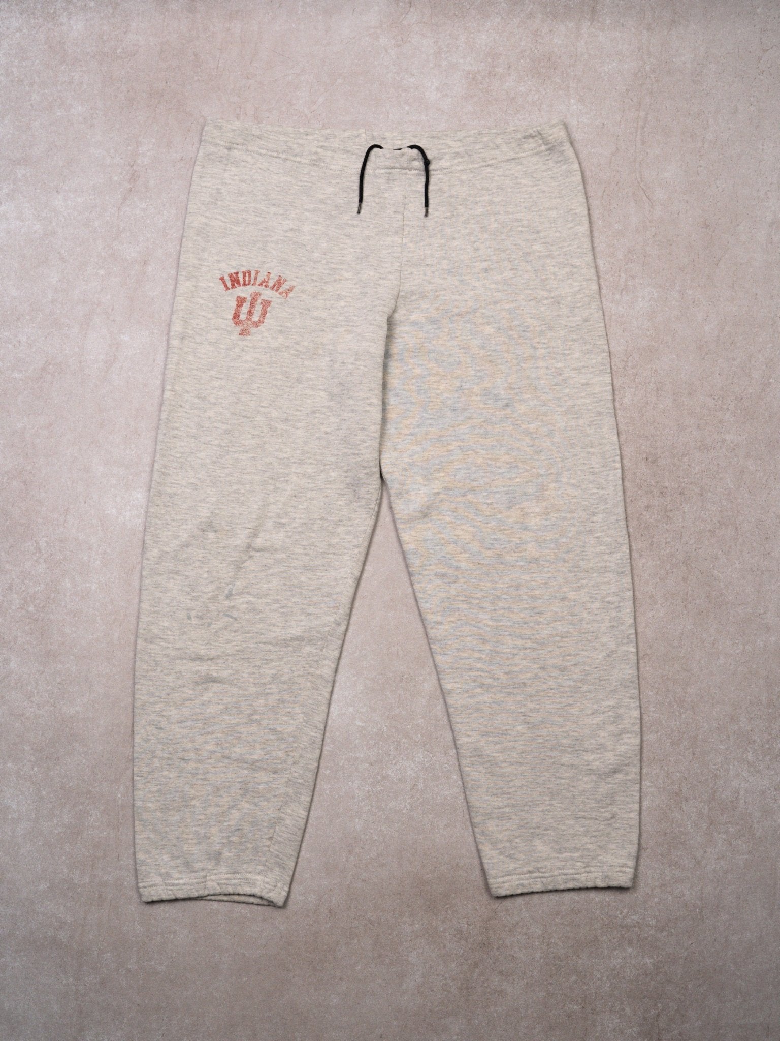 Vintage 90s Light Grey Indiana U x Russell Athletics Sweatpants (M)