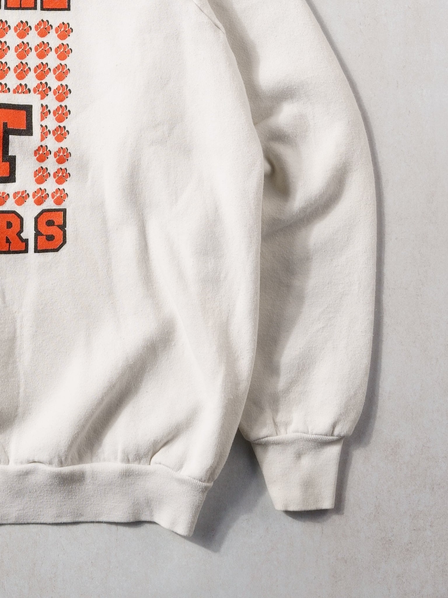 Vintage 90s White Central CT Tigers Crewneck (L)