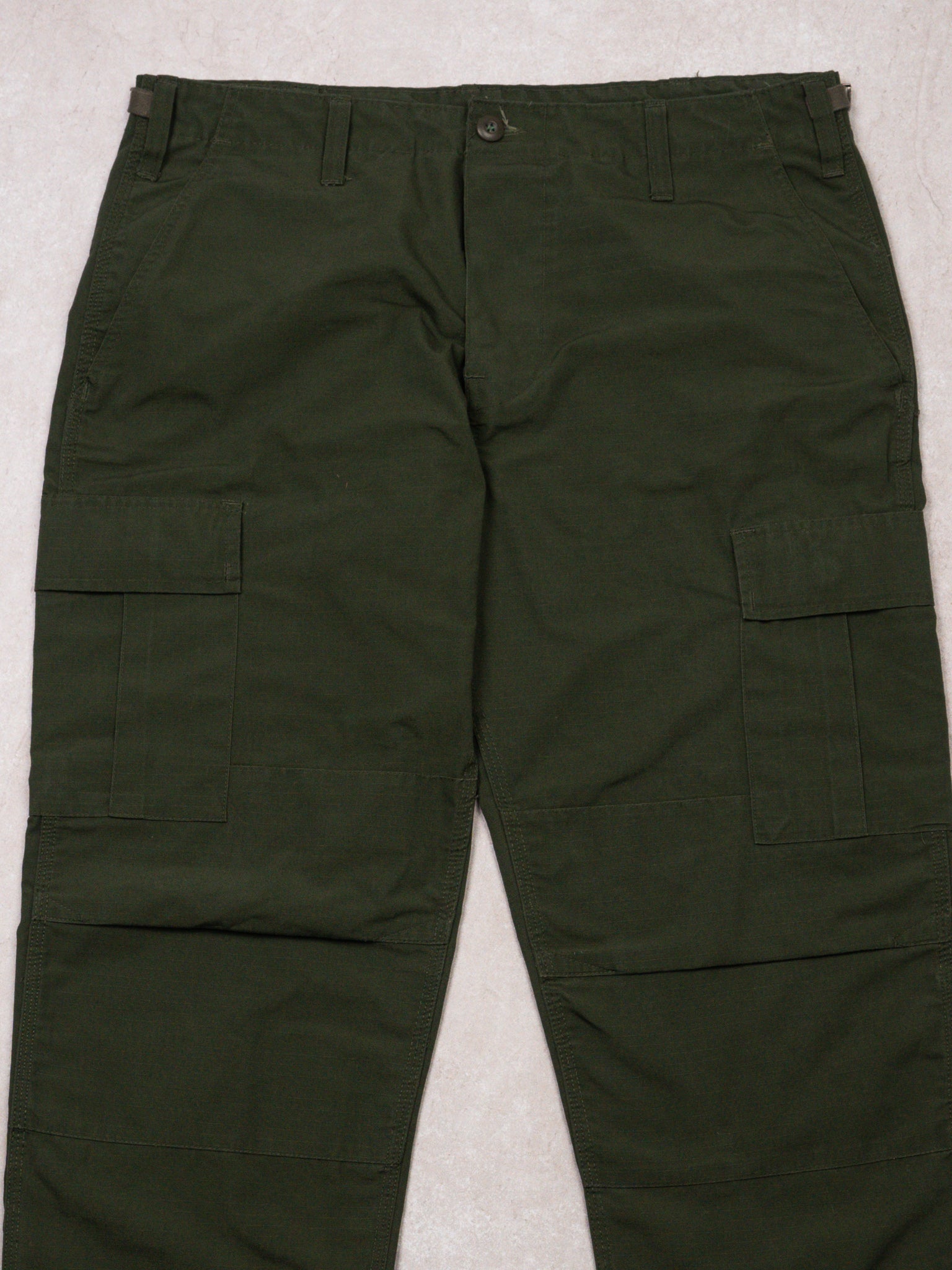 Vintage Dark Green Army Cargo Pants (38 x 32)
