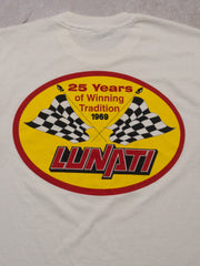 Vintage 90s White Lunati Racing Company Tee (L)