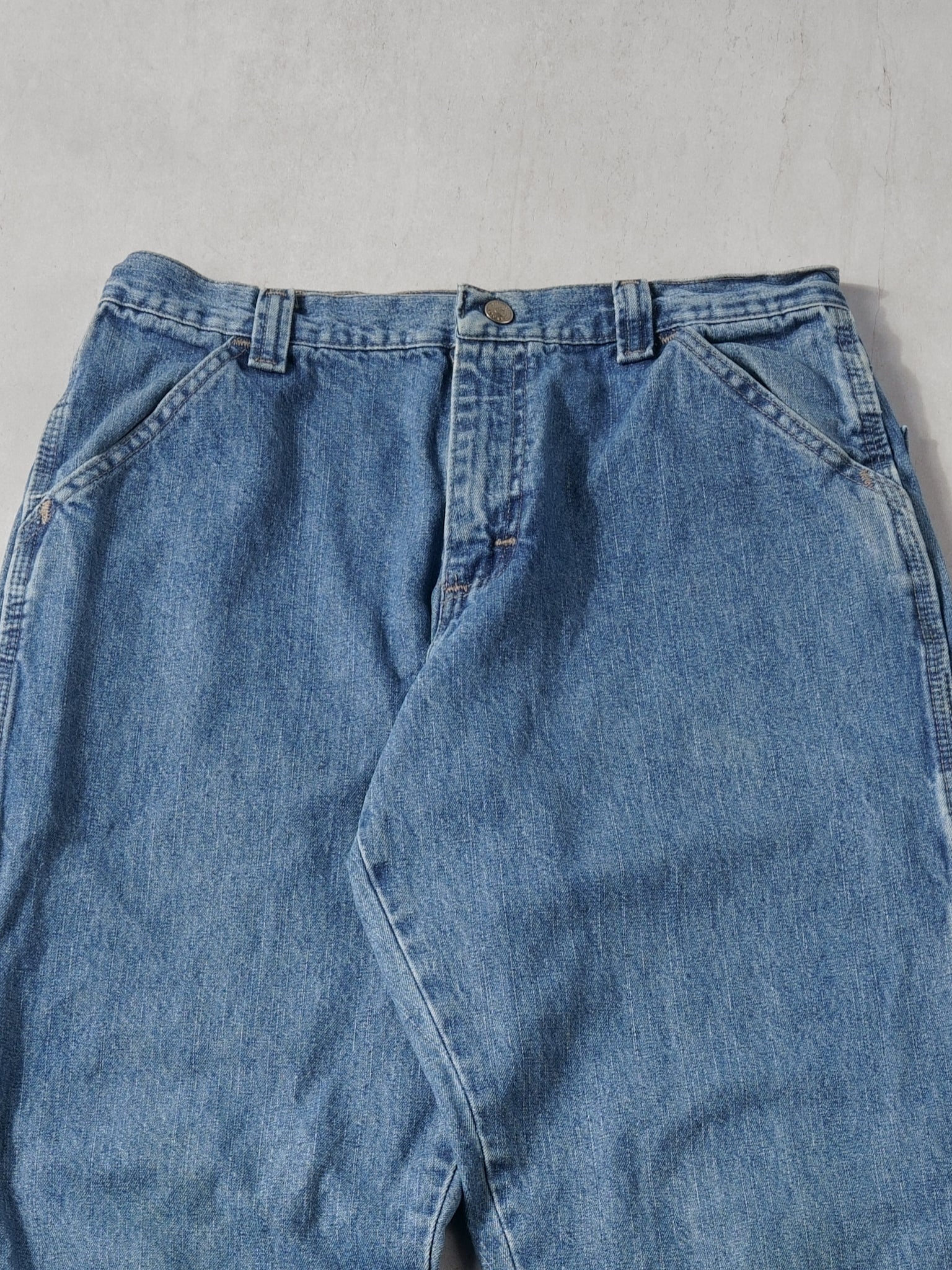 Vintage 90s Blue Wranglers Carpenter Pants (30x29)