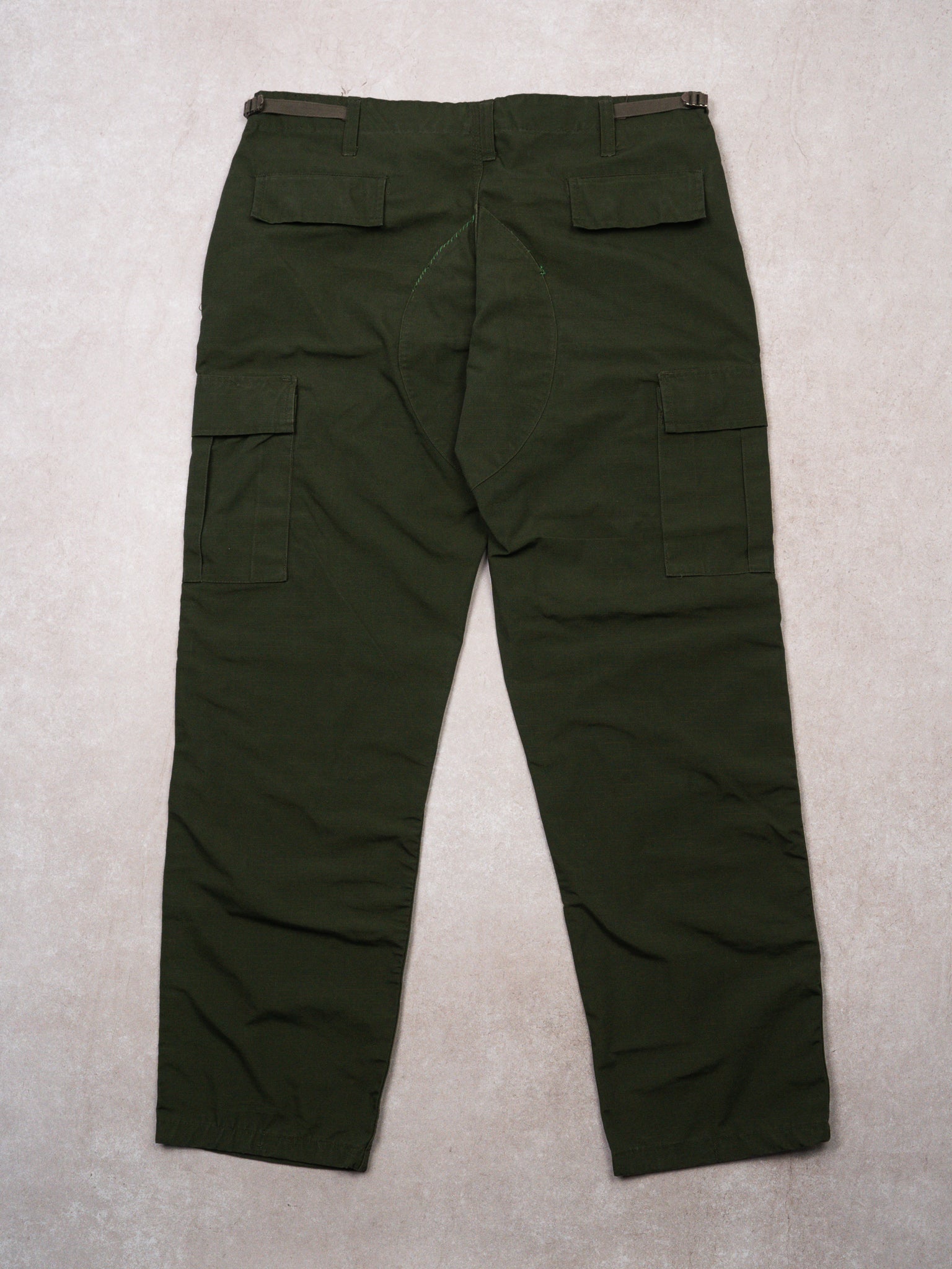 Vintage Dark Green Army Cargo Pants (38 x 32)