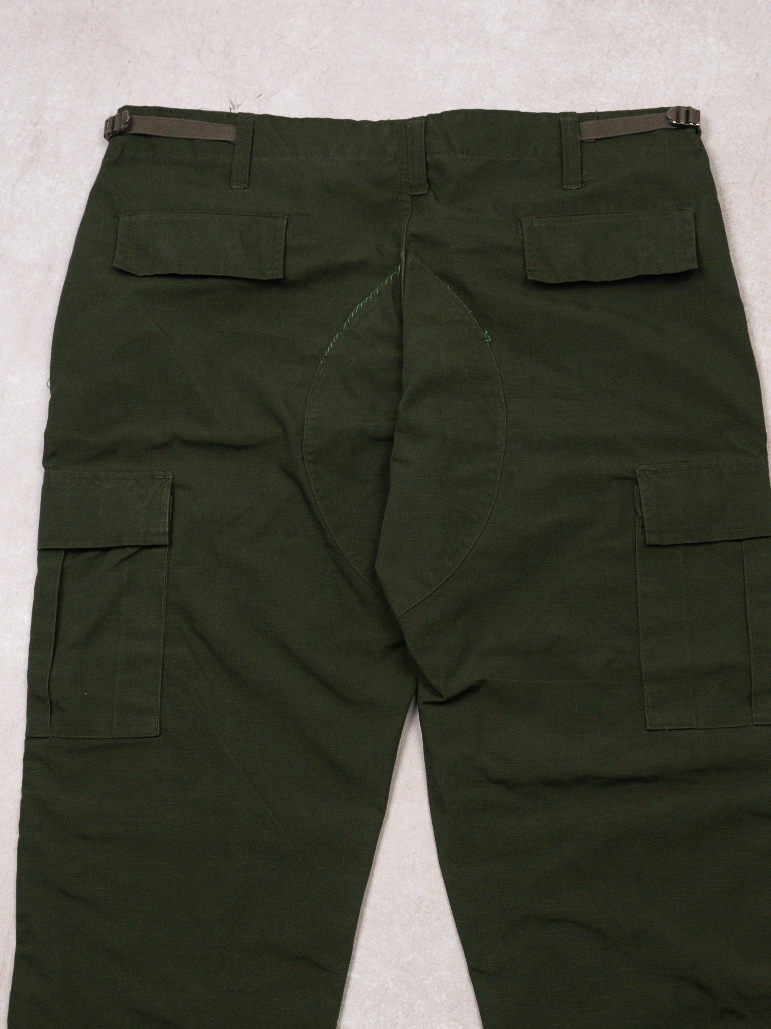 Vintage Dark Green Army Cargo Pants (38 x 32)