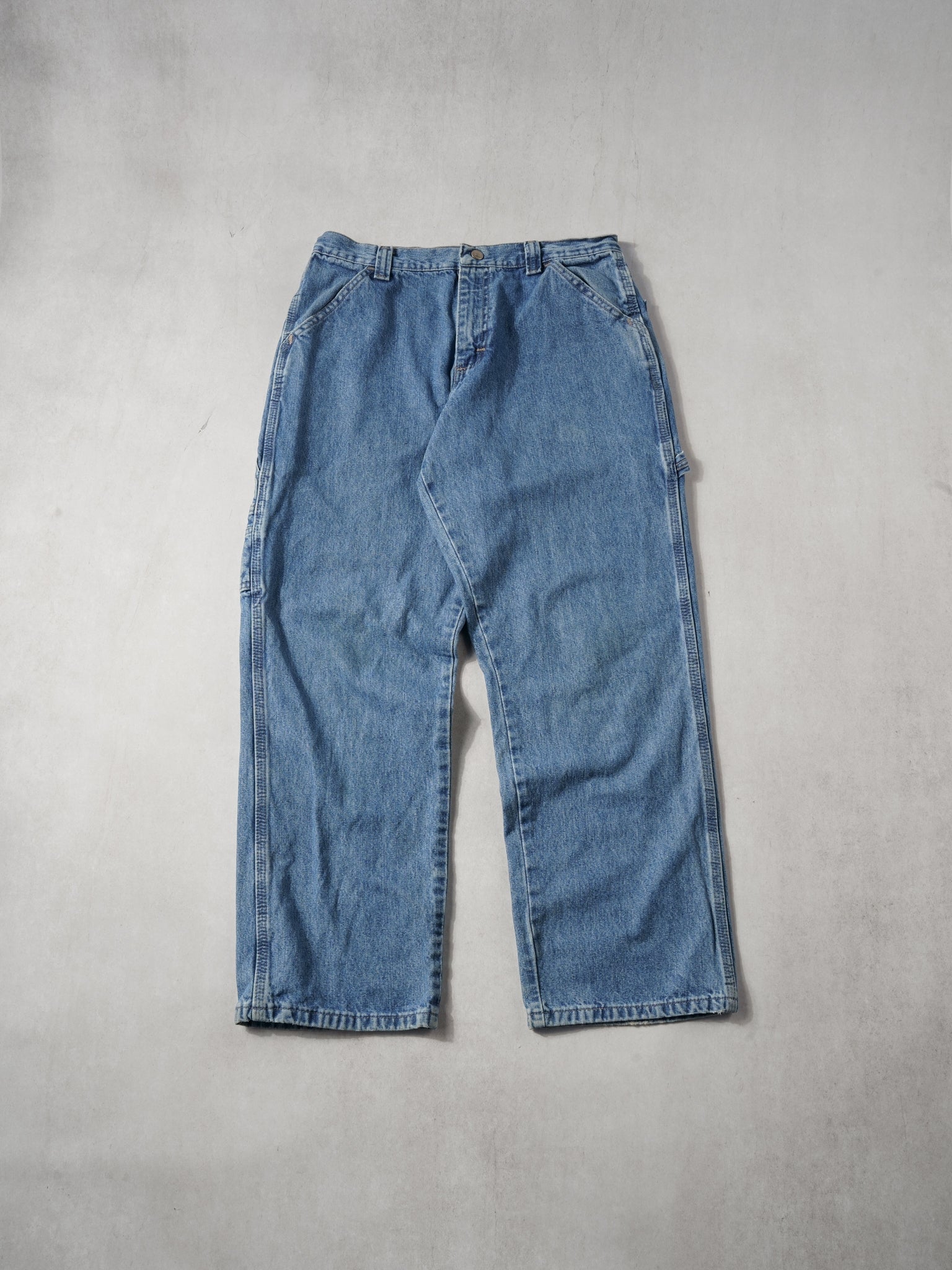 Vintage 90s Blue Wranglers Carpenter Pants (30x29)