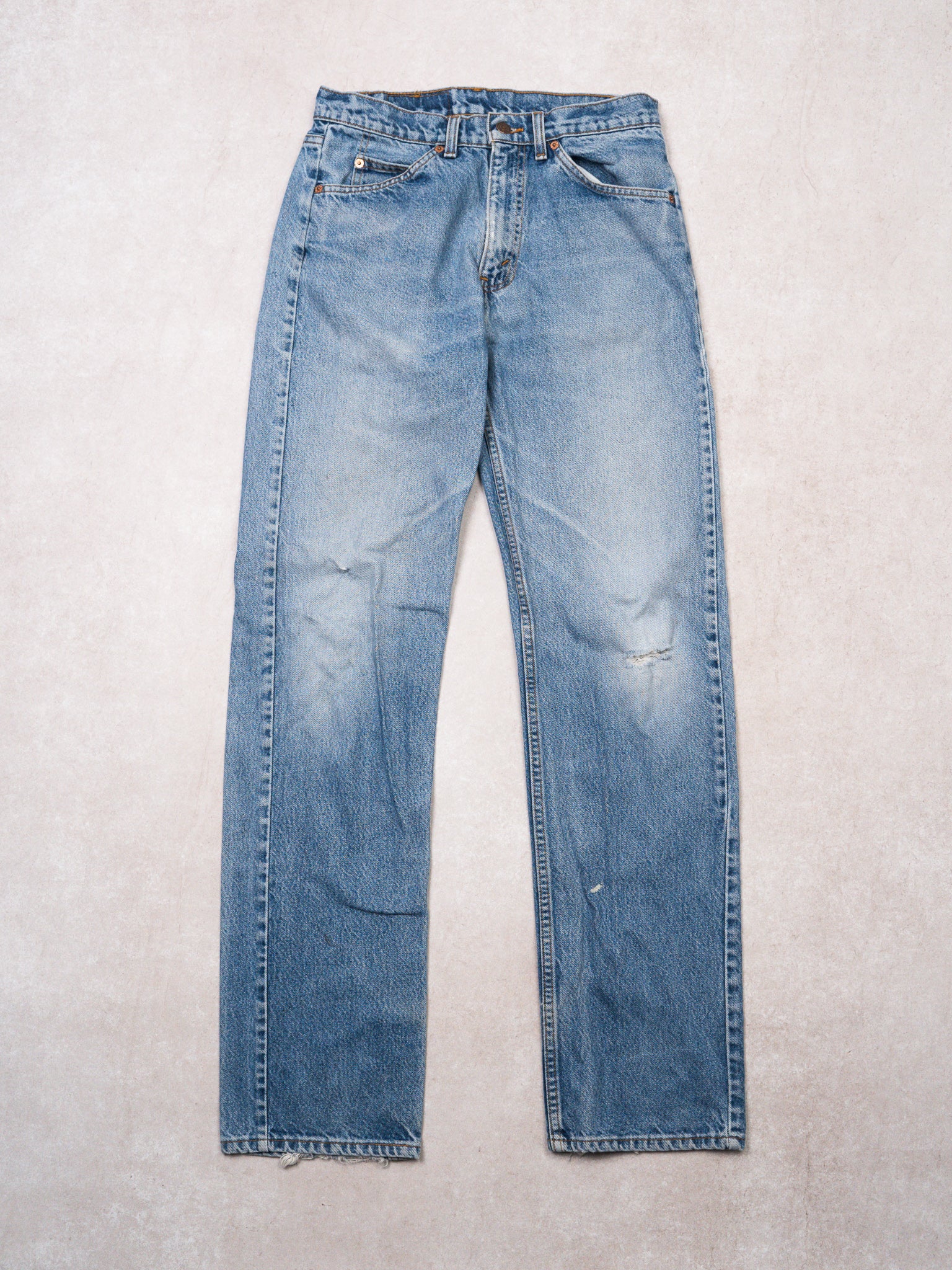 Vintage 80s Blue 505 Straight Leg Levi Jeans  (30 x 33)