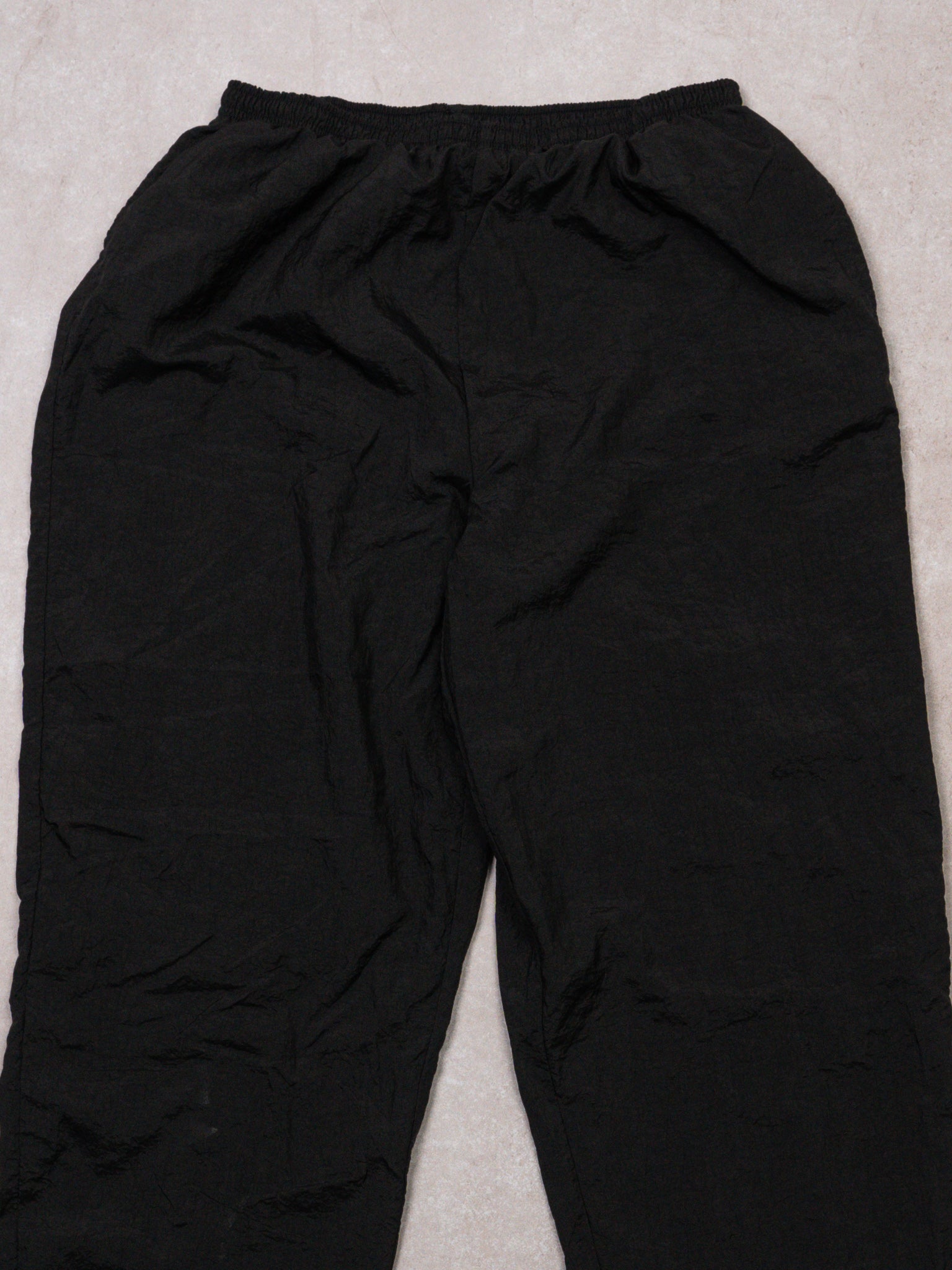 Vintage 90s Black Nike Windbreaker Pants (28-30 x 30)