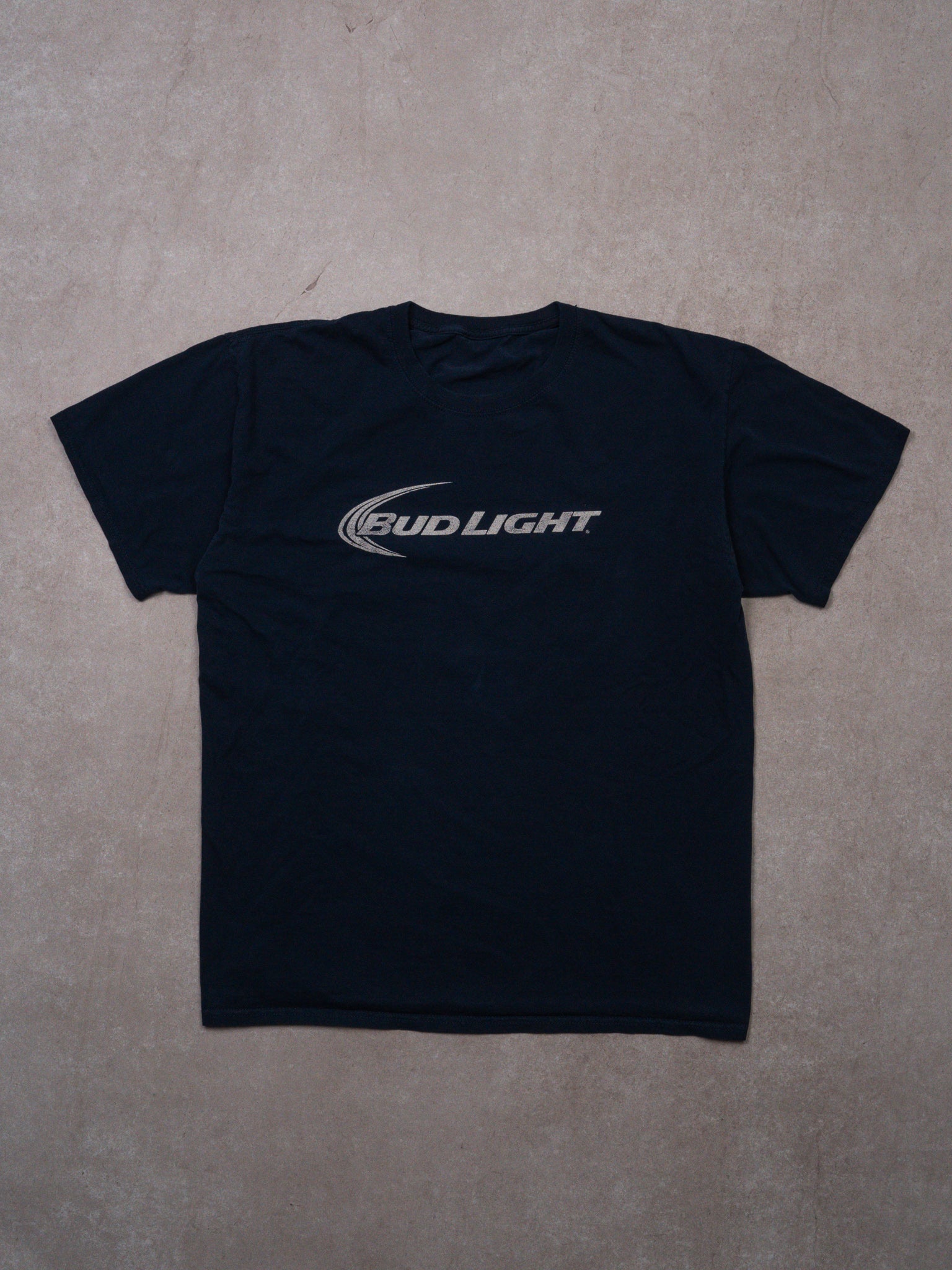 Vintage 90s Blue Bud Light Tee (M)