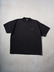 Vintage Washed Black Loris Azzaro Paris Tee (L)