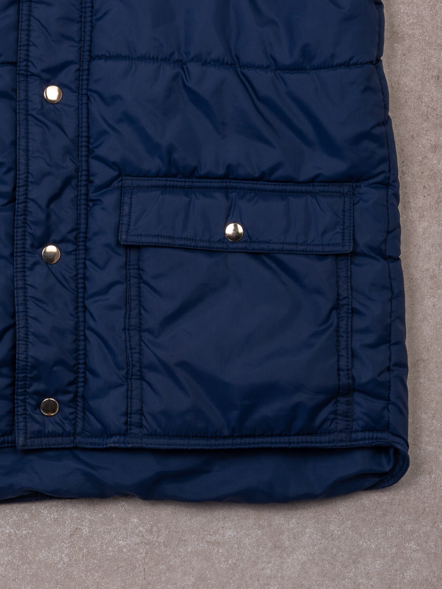 Vintage Blue Wrangler Puffer Vest (S/M)