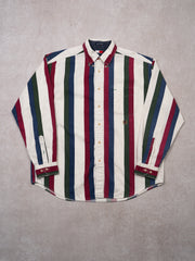 Vintage Multicolor Tommy Hilfiger Button Up (XL)