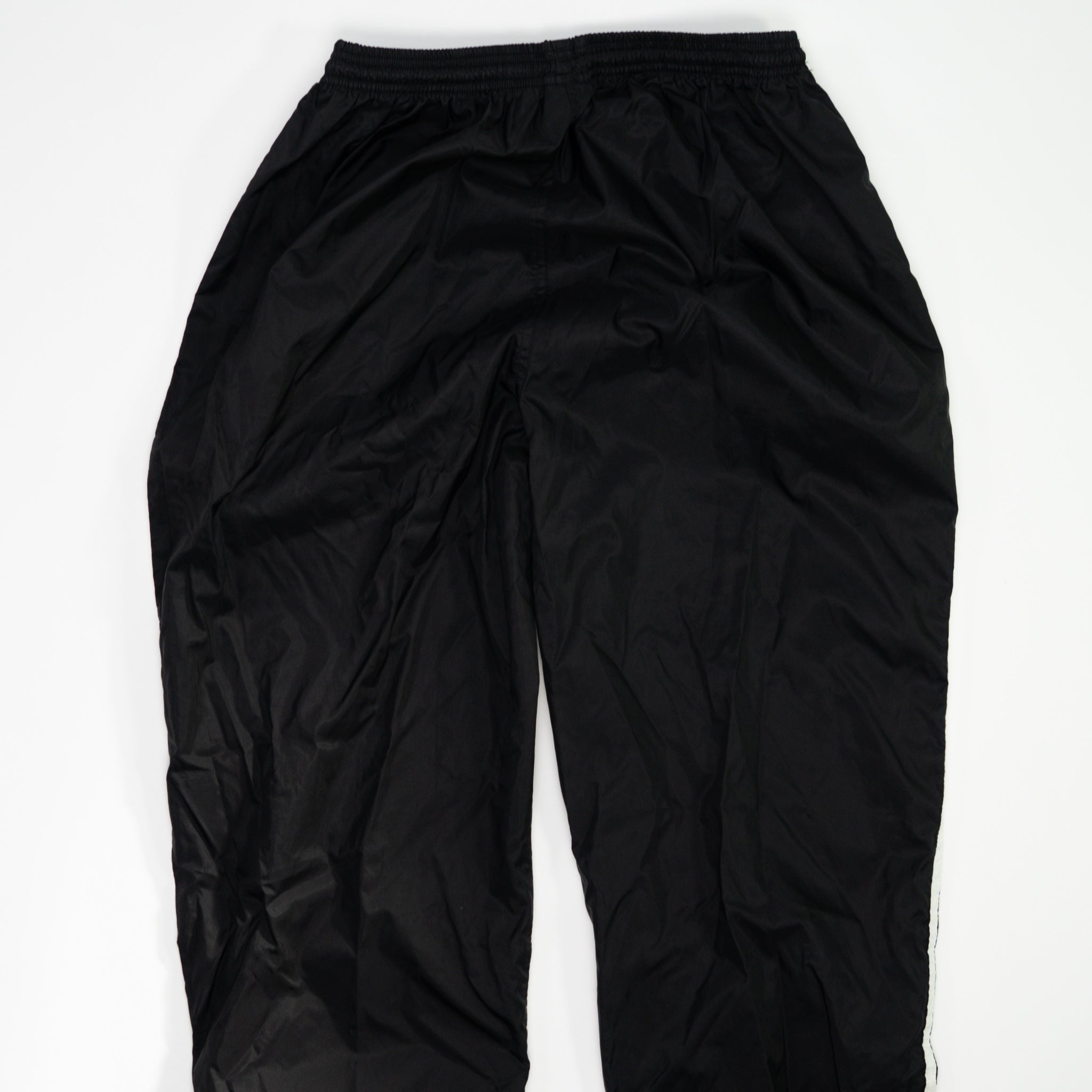 Vintage Black Adidas Striped Windbreaker Pants 3.0