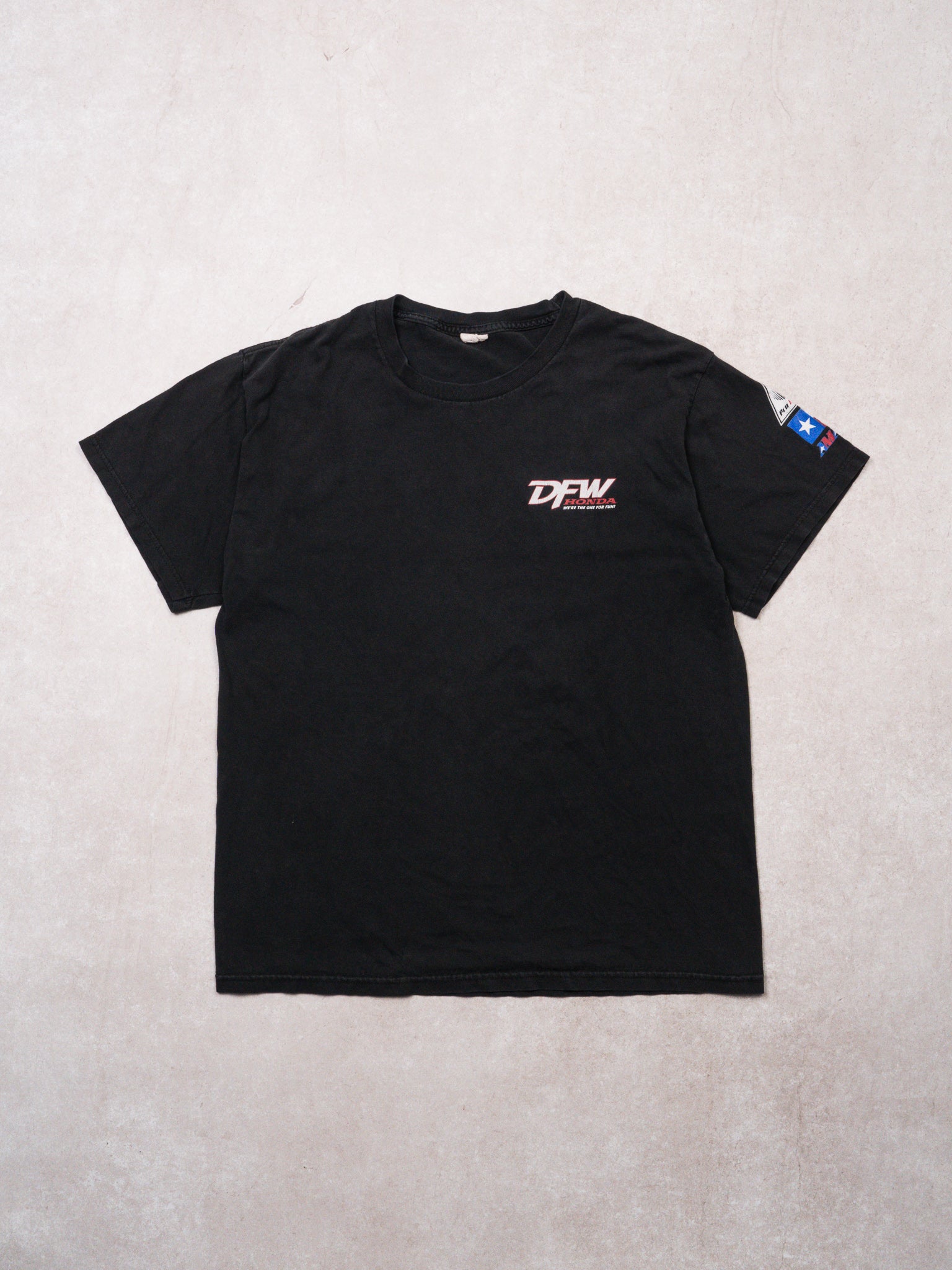 Vintage Black Shayna Texter DFW Honda Champion Tee (M)