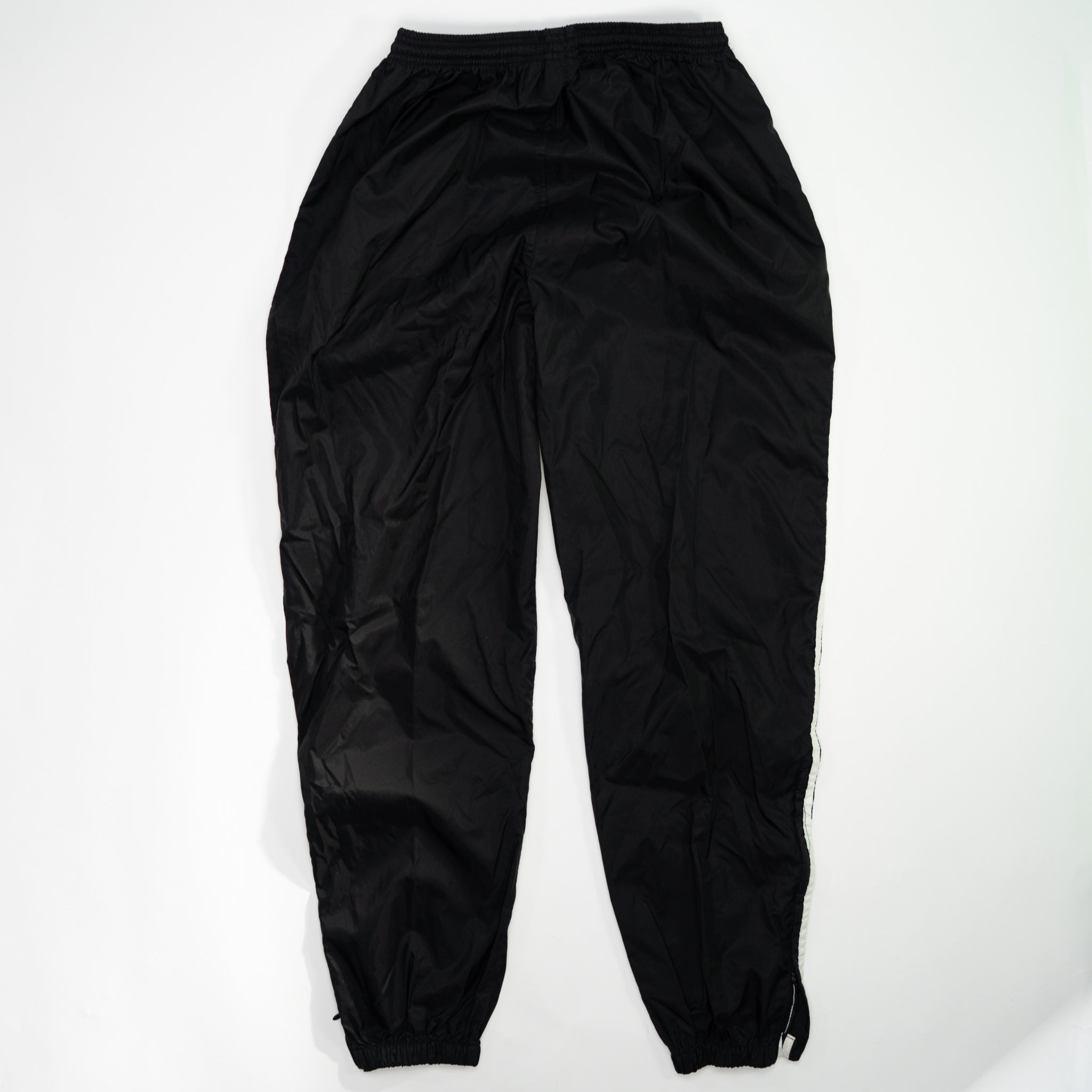 Vintage Black Adidas Striped Windbreaker Pants 3.0