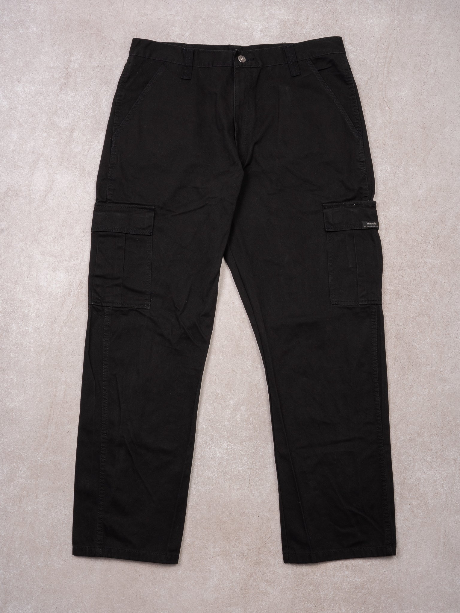 Vintage Black Wrangler Cargo Pants 2.0 (34 x 30)