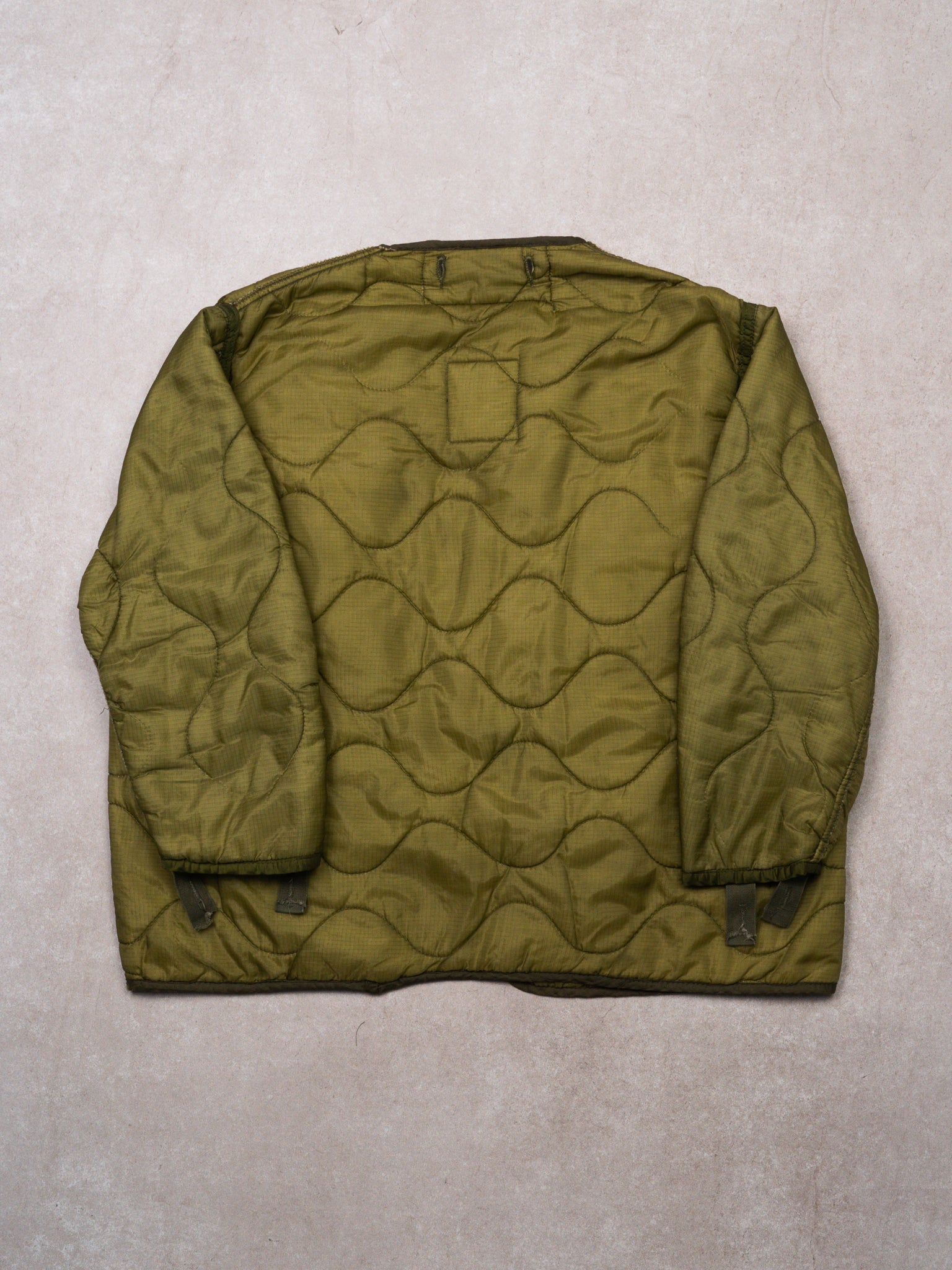Vintage Olive Green Army Liner (M/L)