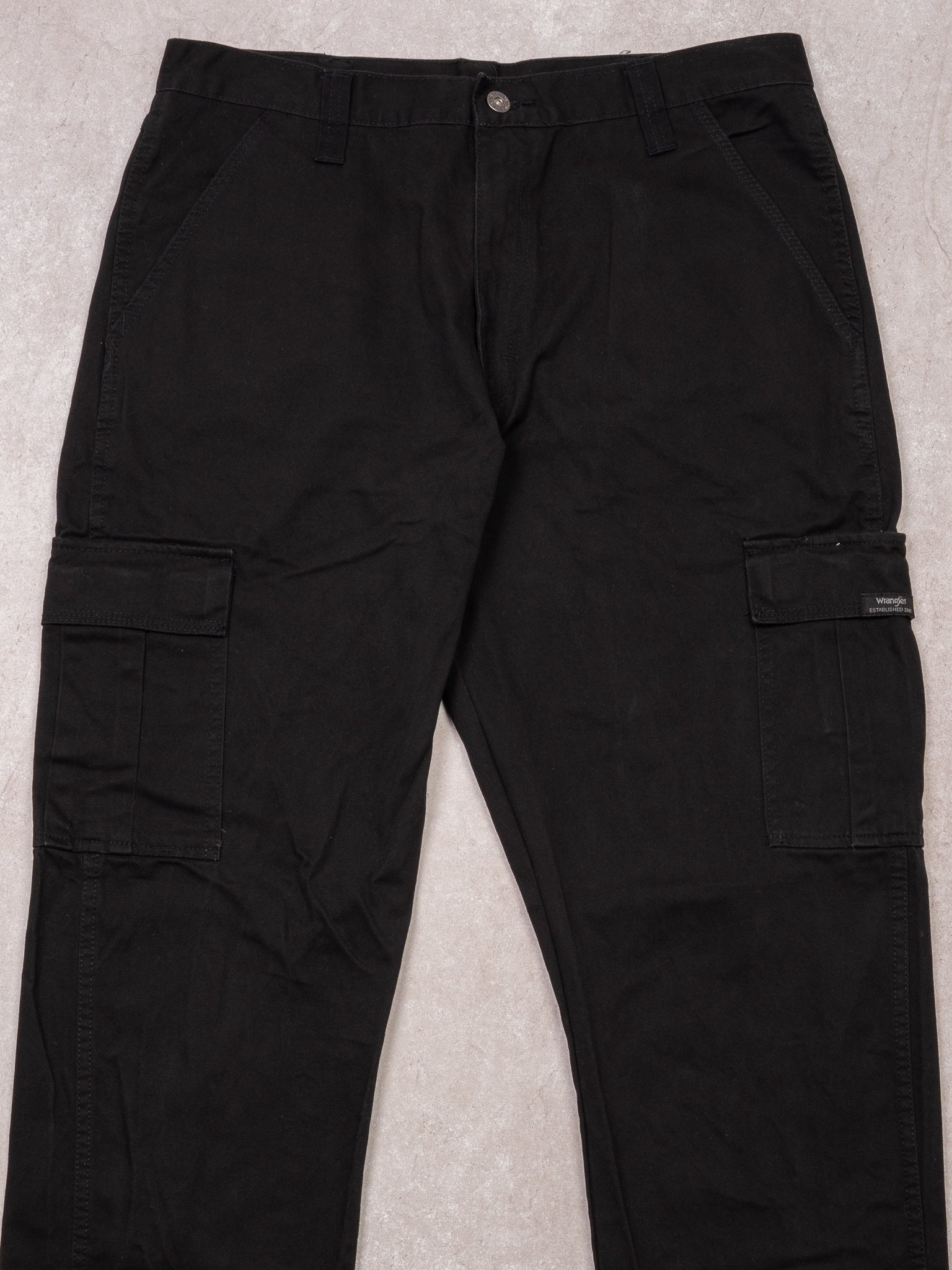 Vintage Black Wrangler Cargo Pants 2.0 (34 x 30)