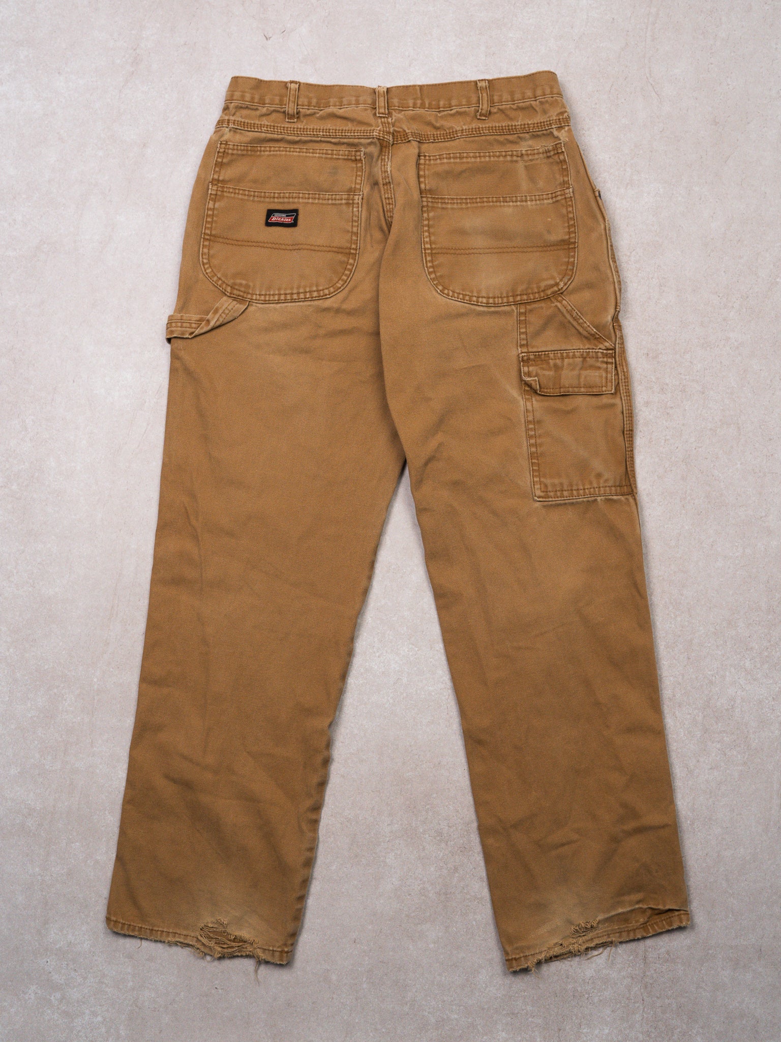 Vintage Rugged Camel Dickies Double Knee (32 x 31)