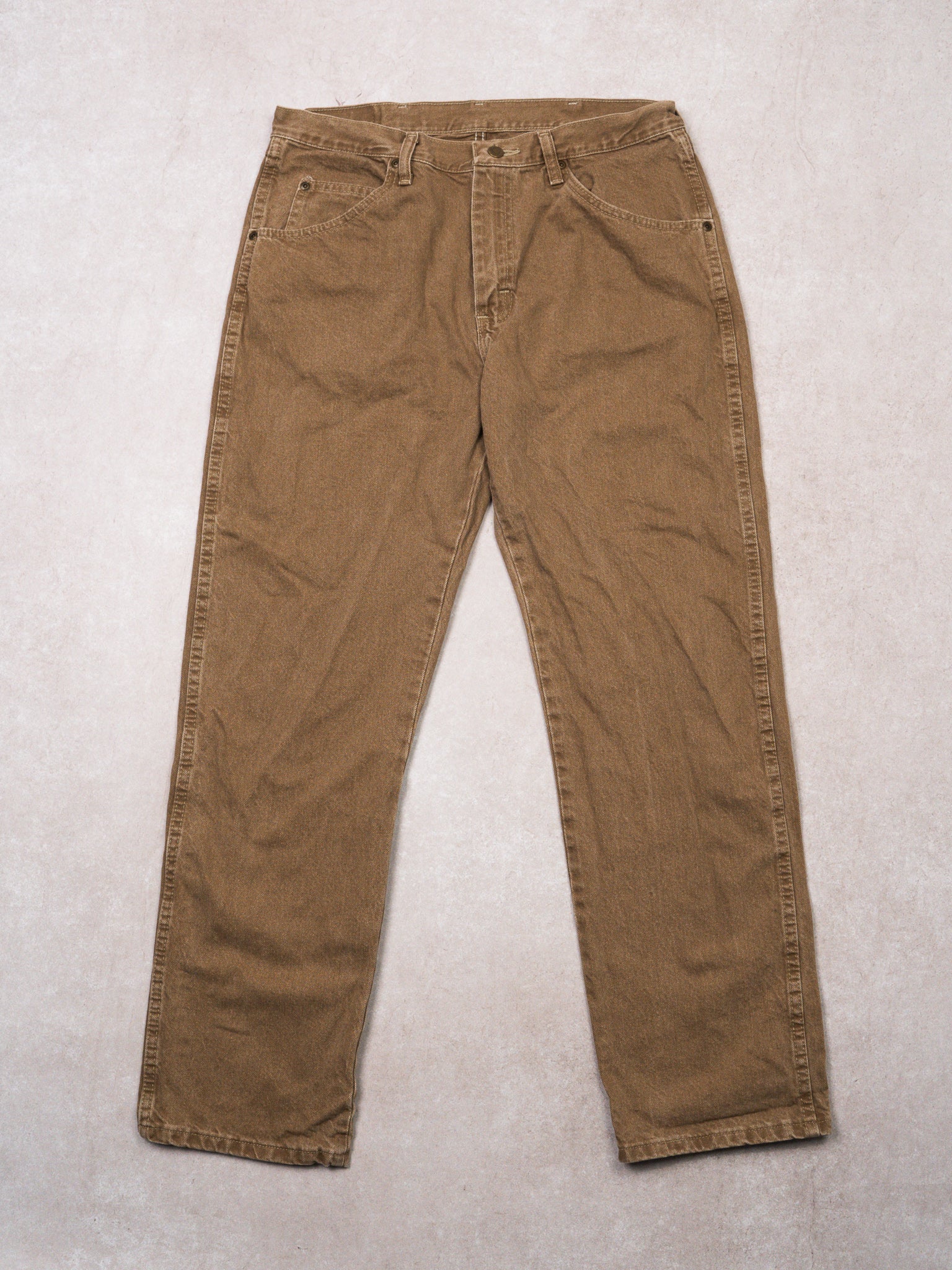 Vintage Camel Wrangler Jeans (32 x 30)